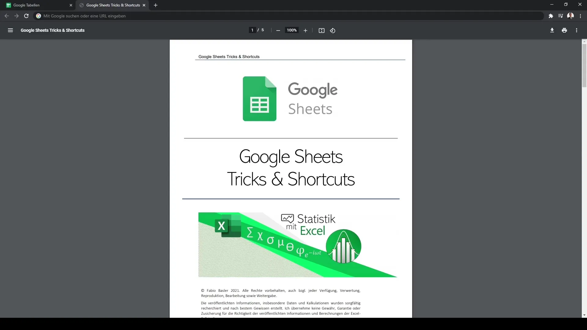 Valda Google Sheets'i kümne parima otsetee abil