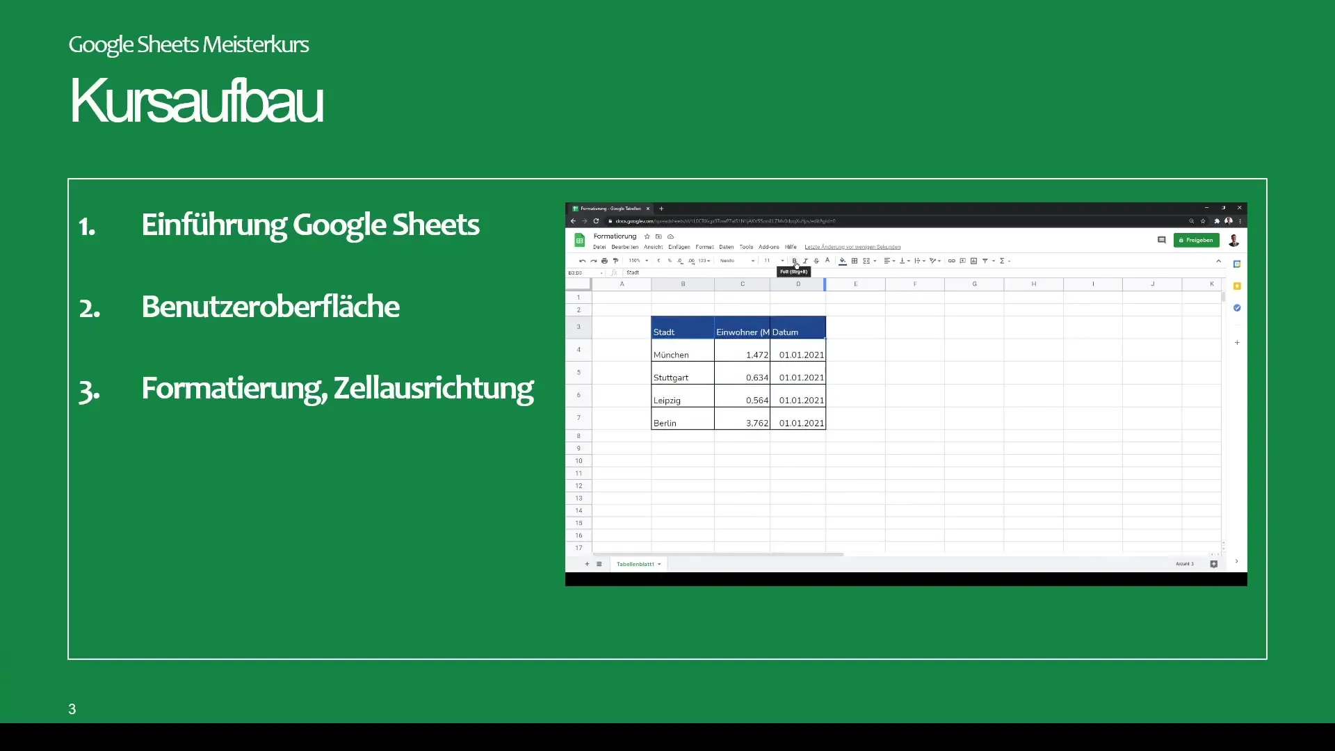 Google Sheets meistrikursus: mida kursusel oodata on!