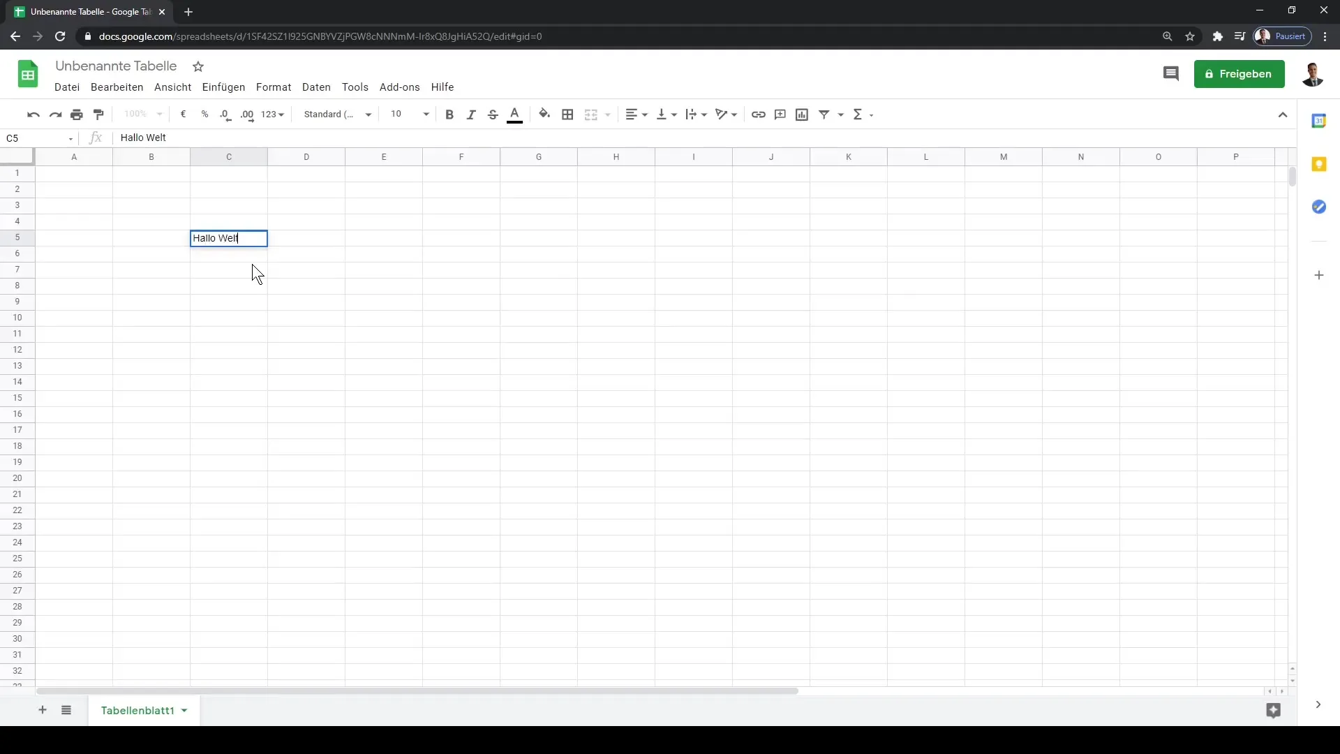 Google Sheets: Teksti, arvude ja kuupäevade sisestamine - Samm-sammuline juhend