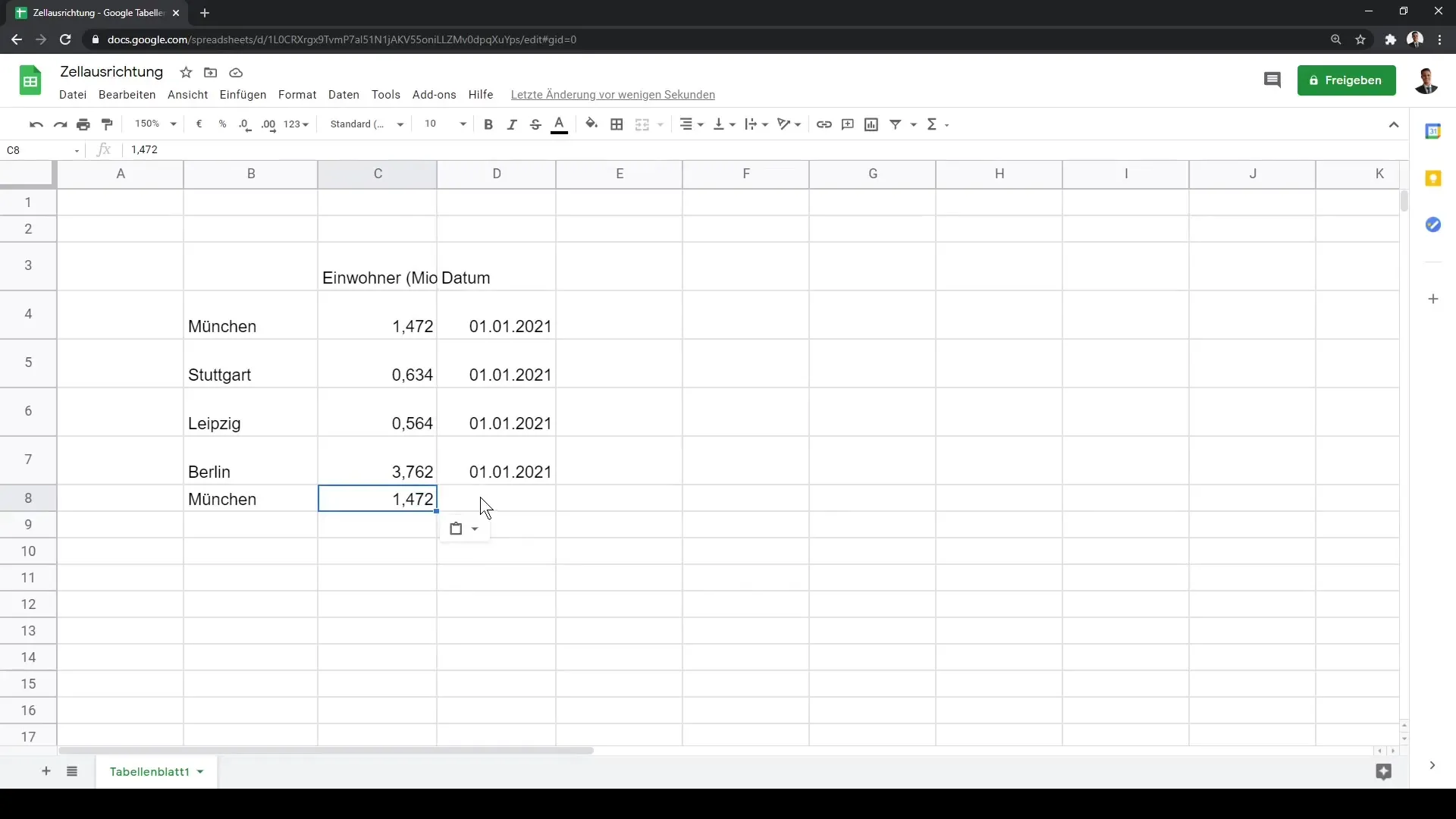 Zellijuhend Google Sheets-is: Põhjalik juhend