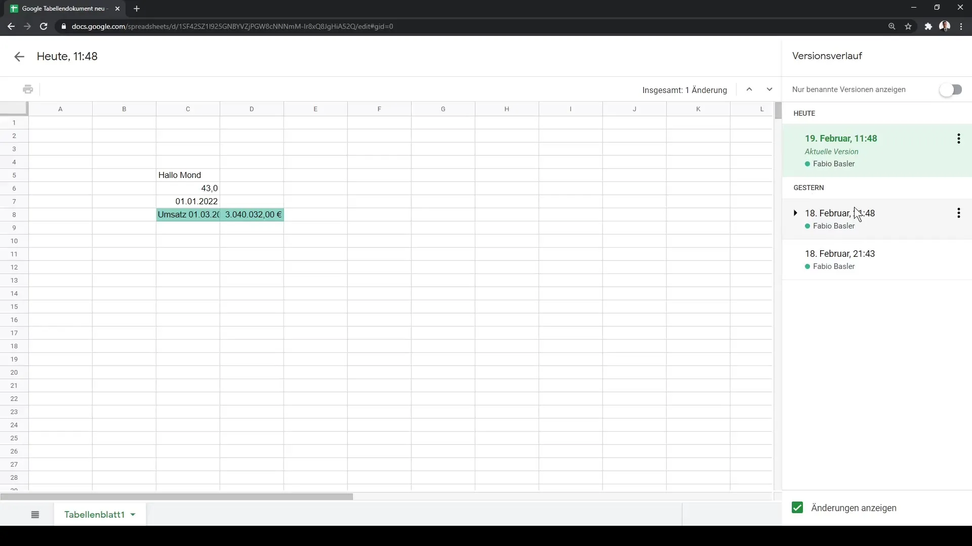 Google Sheets: Versiooniloogika tõhus kasutamine