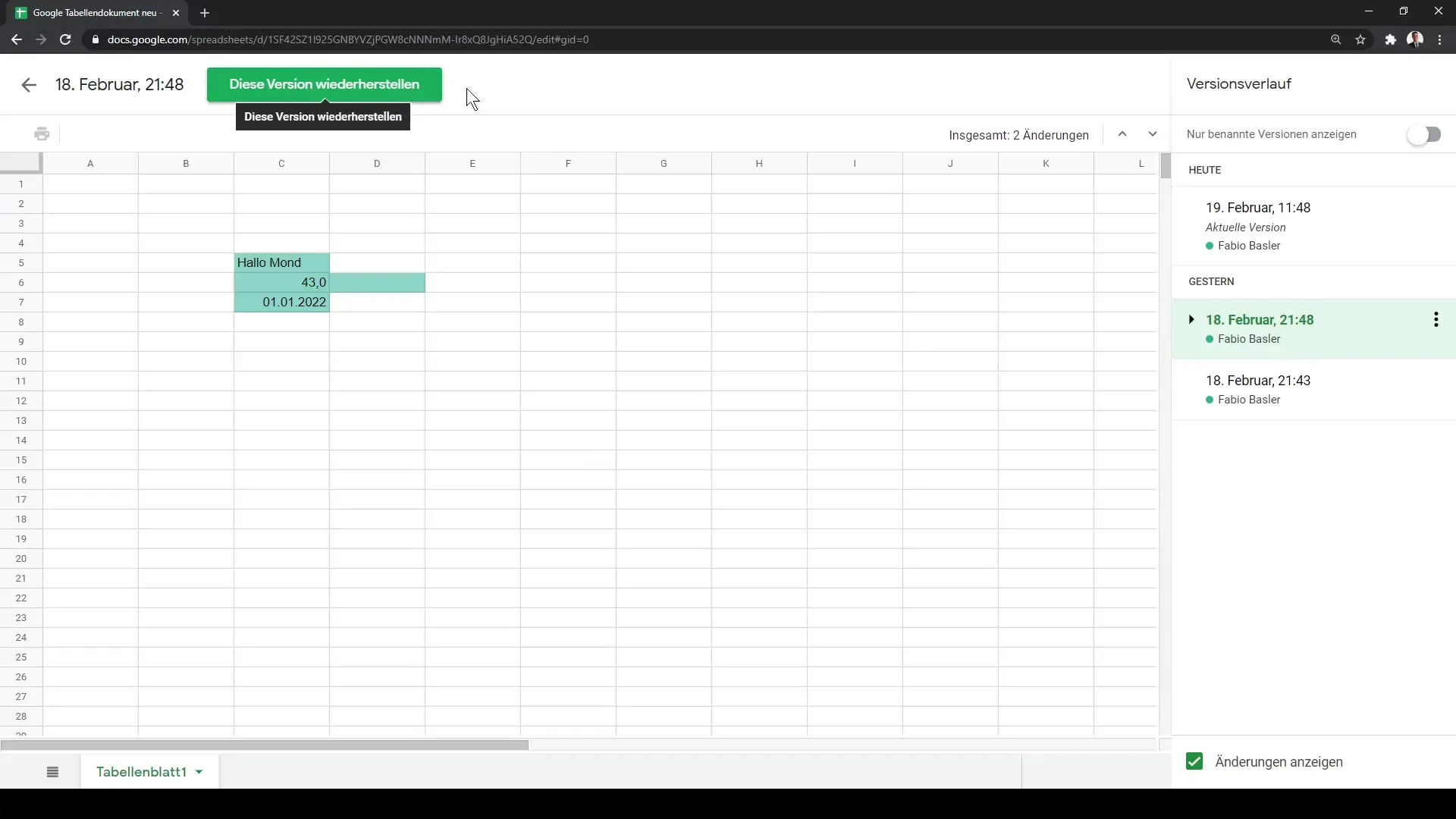 Google Spreadsheets: Versiooniloogikat tõhusalt kasutama