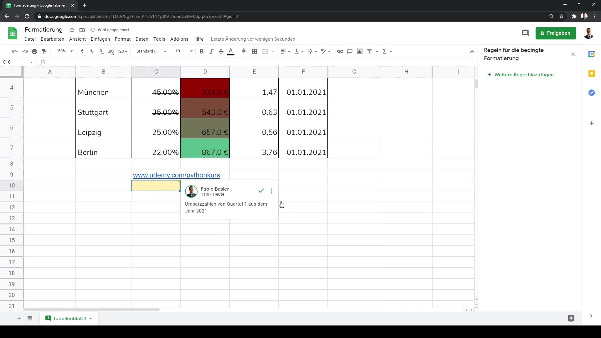 Rakujate vormindamine Google Sheets-is - Ultimaatne juhend