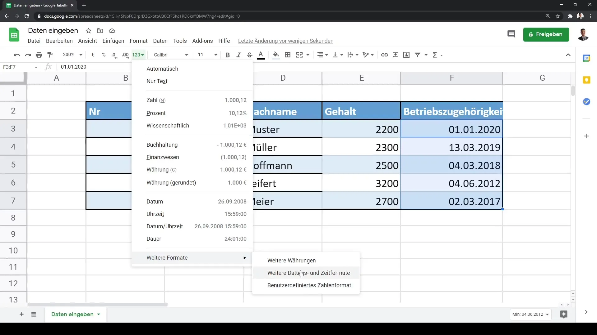 Google Sheets - Andmete sisestamine tõhusalt valdama