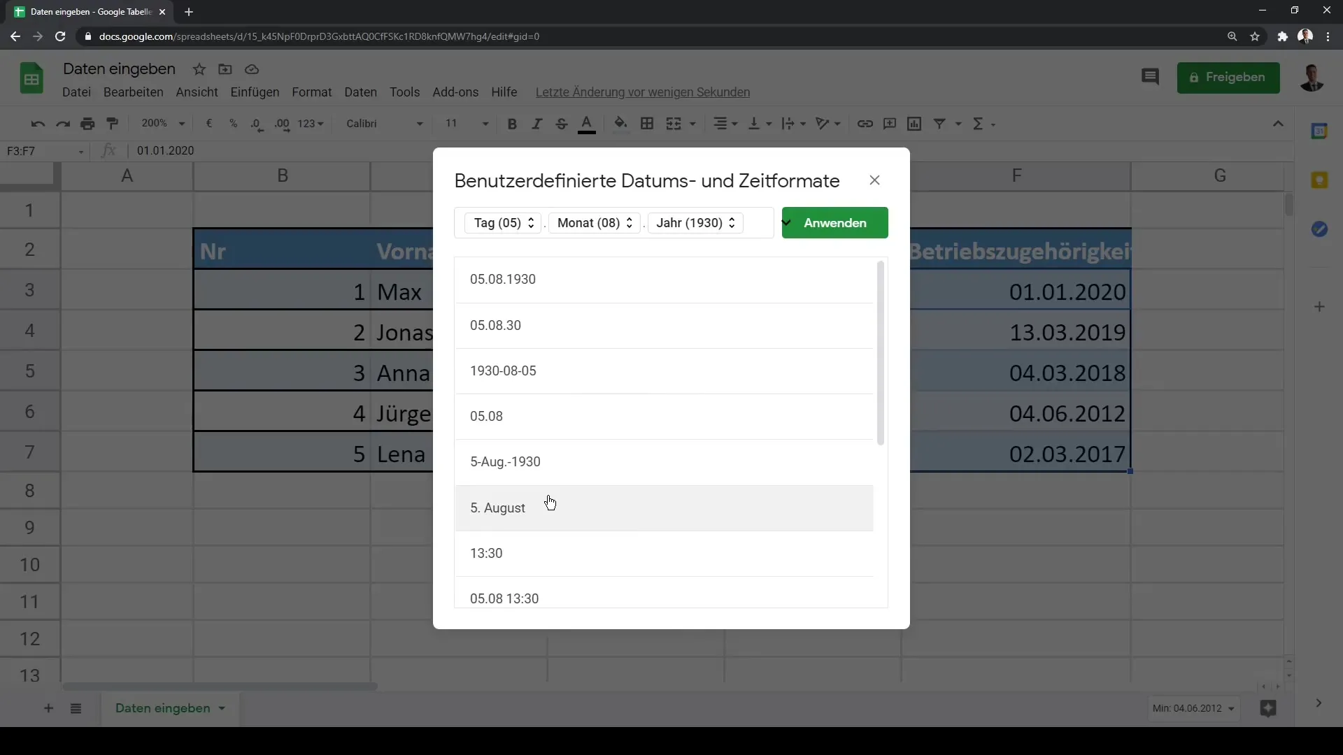 Google Sheets - Andmete sisestamine tõhusalt meisterdama