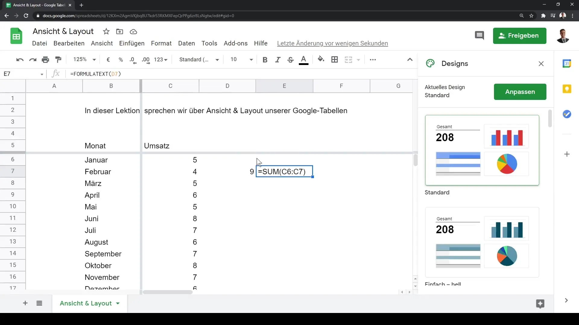 Google Sheets: Vaate ja paigutuse kohandamine optimaalseks kasutamiseks