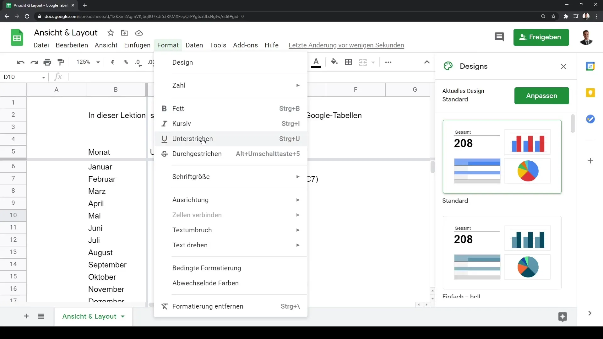 Google Sheets: Vaate ja paigutuse kohandamine optimaalseks kasutamiseks