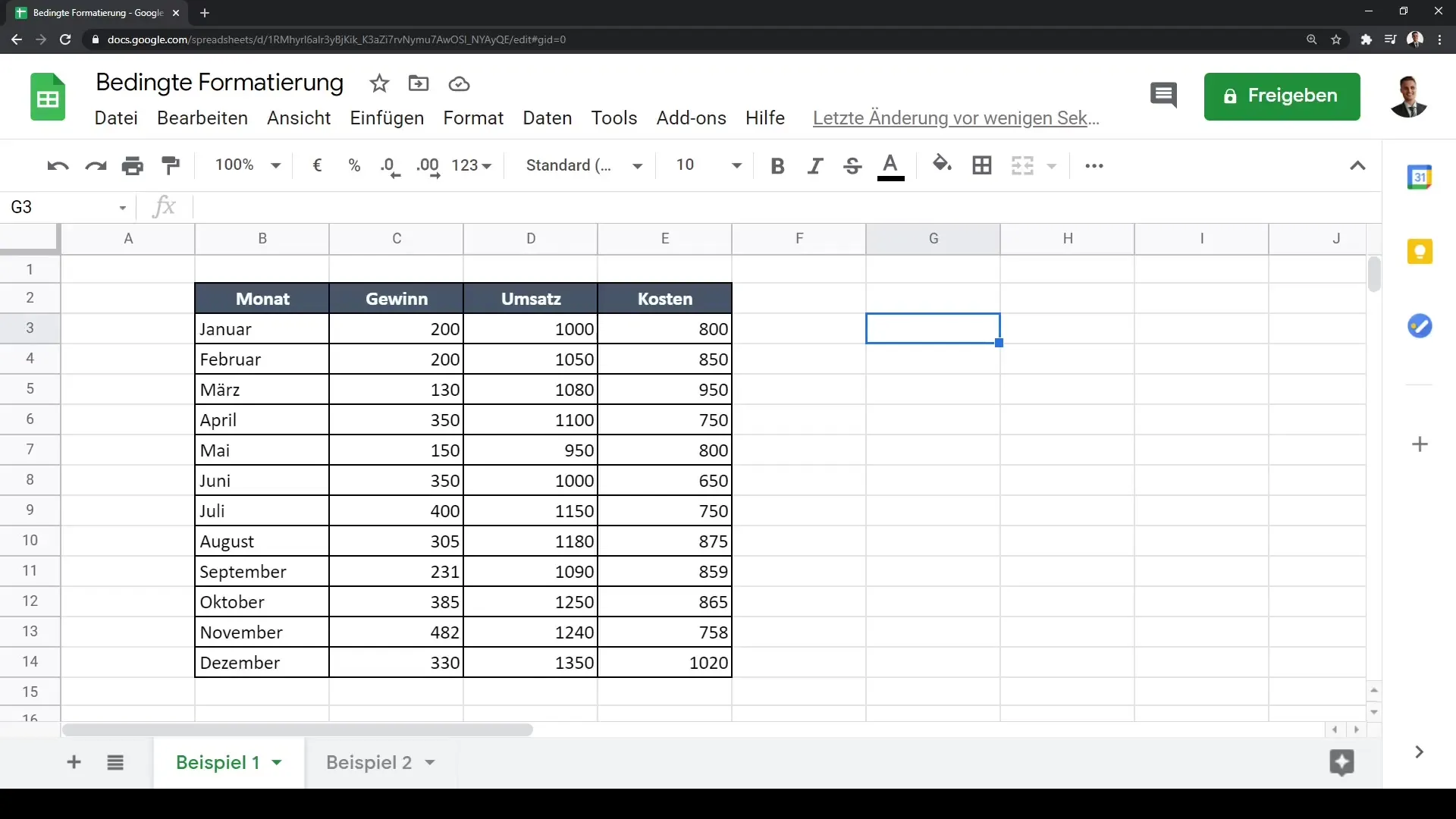 Google Sheets: Rakkude tingimuslik vormindamine lihtsaks muudetud