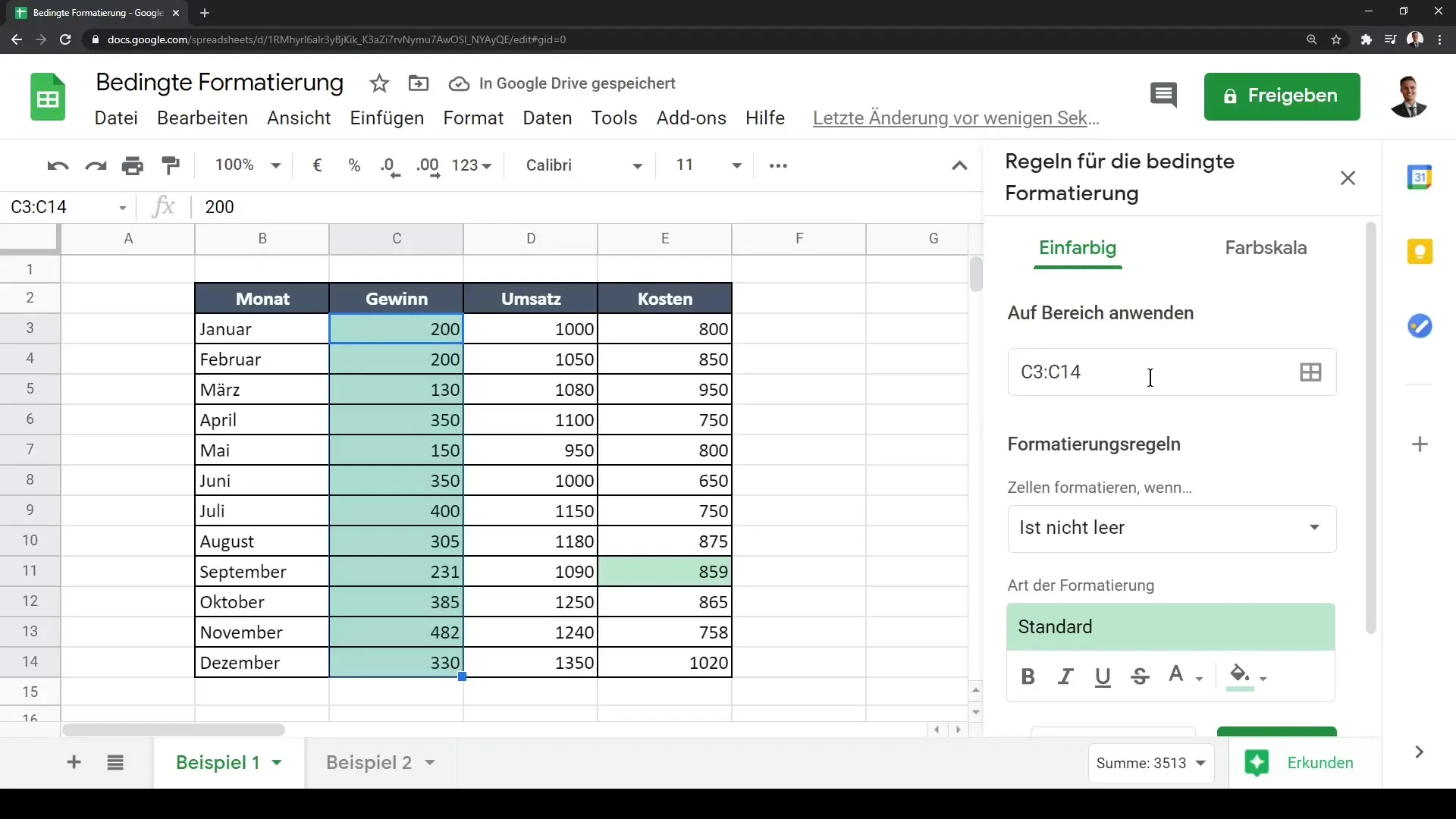Google Sheets: Lahendage rakkude tingimuslik vormindamine lihtsalt