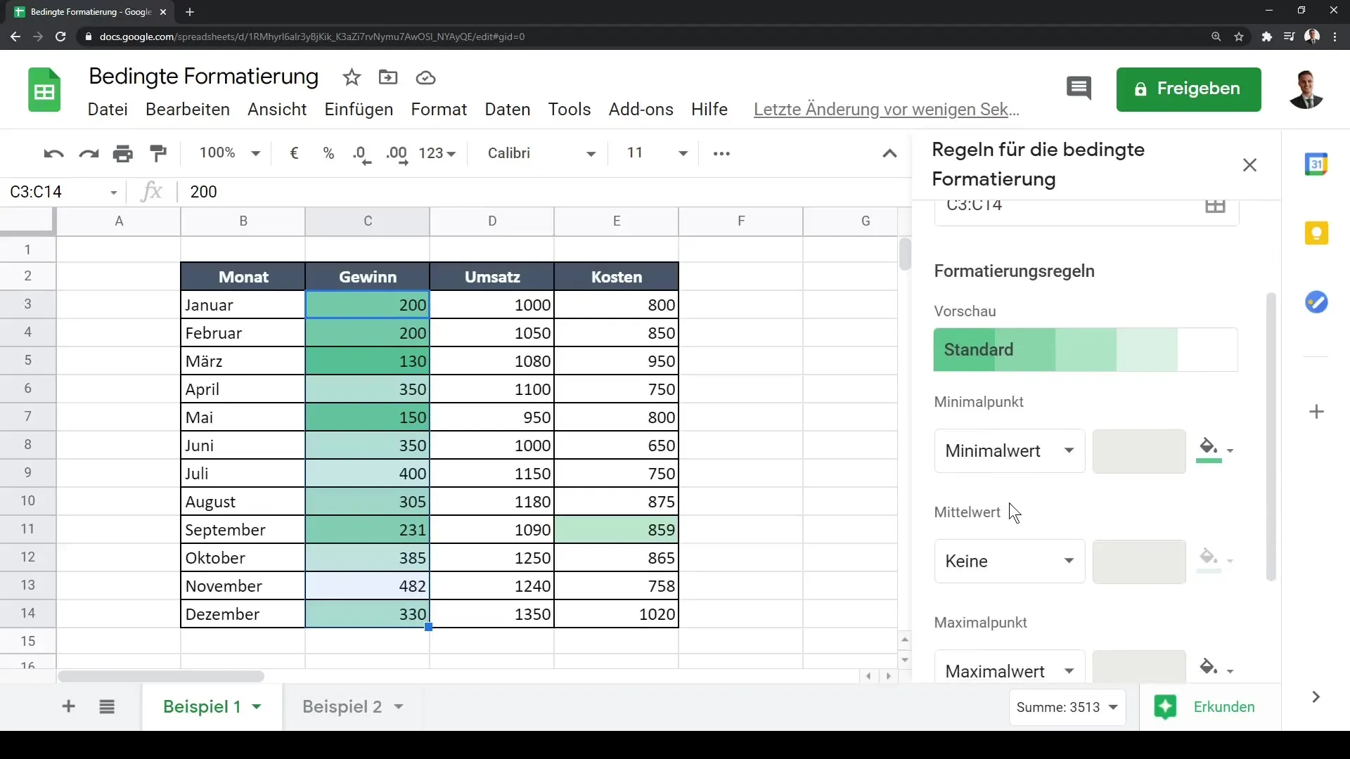 Google Sheets: Rakkude tingimuslik vormindamine lihtsaks tehtud