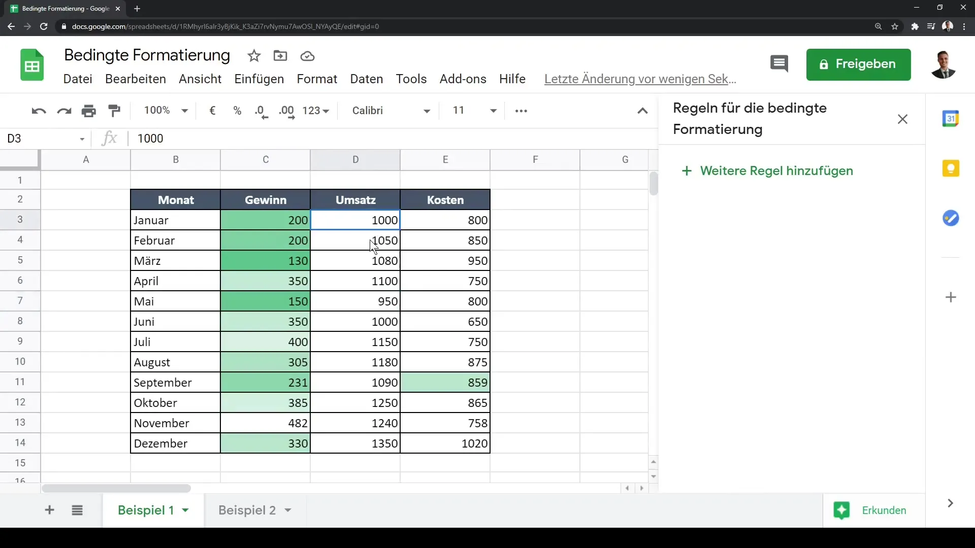 Google Sheets: Rakkude tingimusvormindamine lihtsalt tehtud