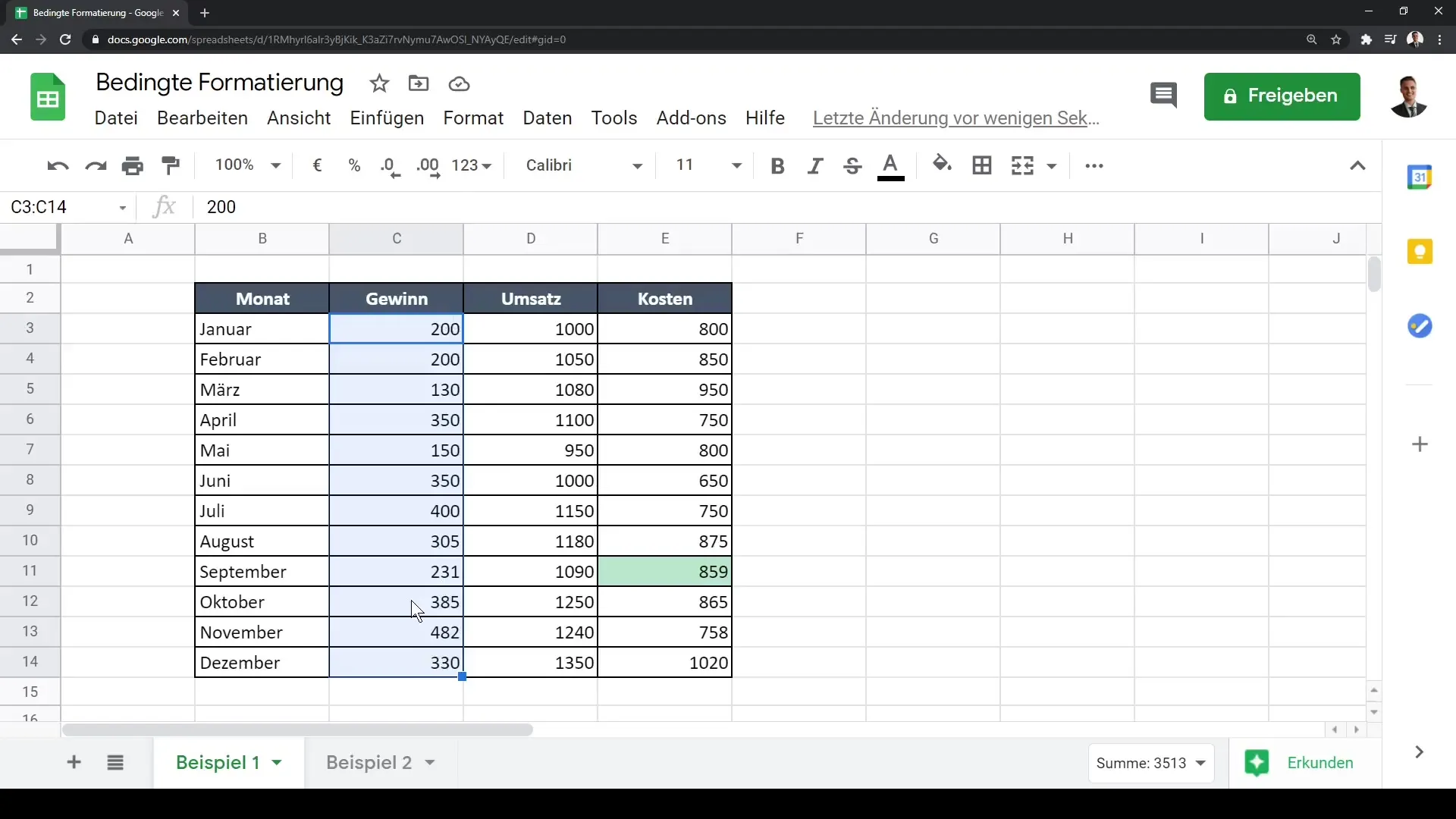 Google Sheets: Rakkude tingimuslik vormindamine lihtsaks tehtud