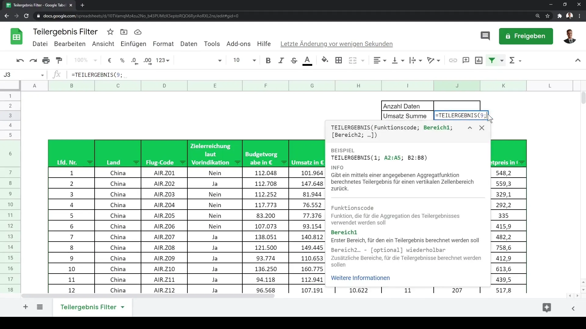 Google Sheets: Tõhus andmeanalüüs jagatisfunktsiooniga