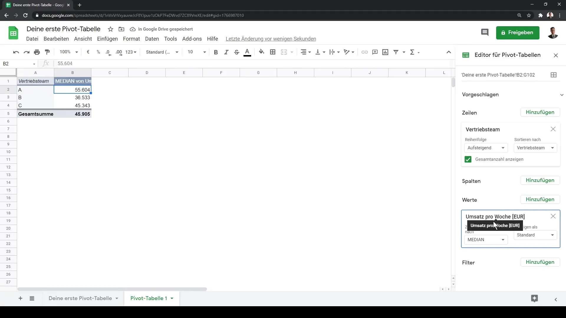 Google Sheets: Andmete analüüs pivot-tabelite abil tõhusaks muutmine