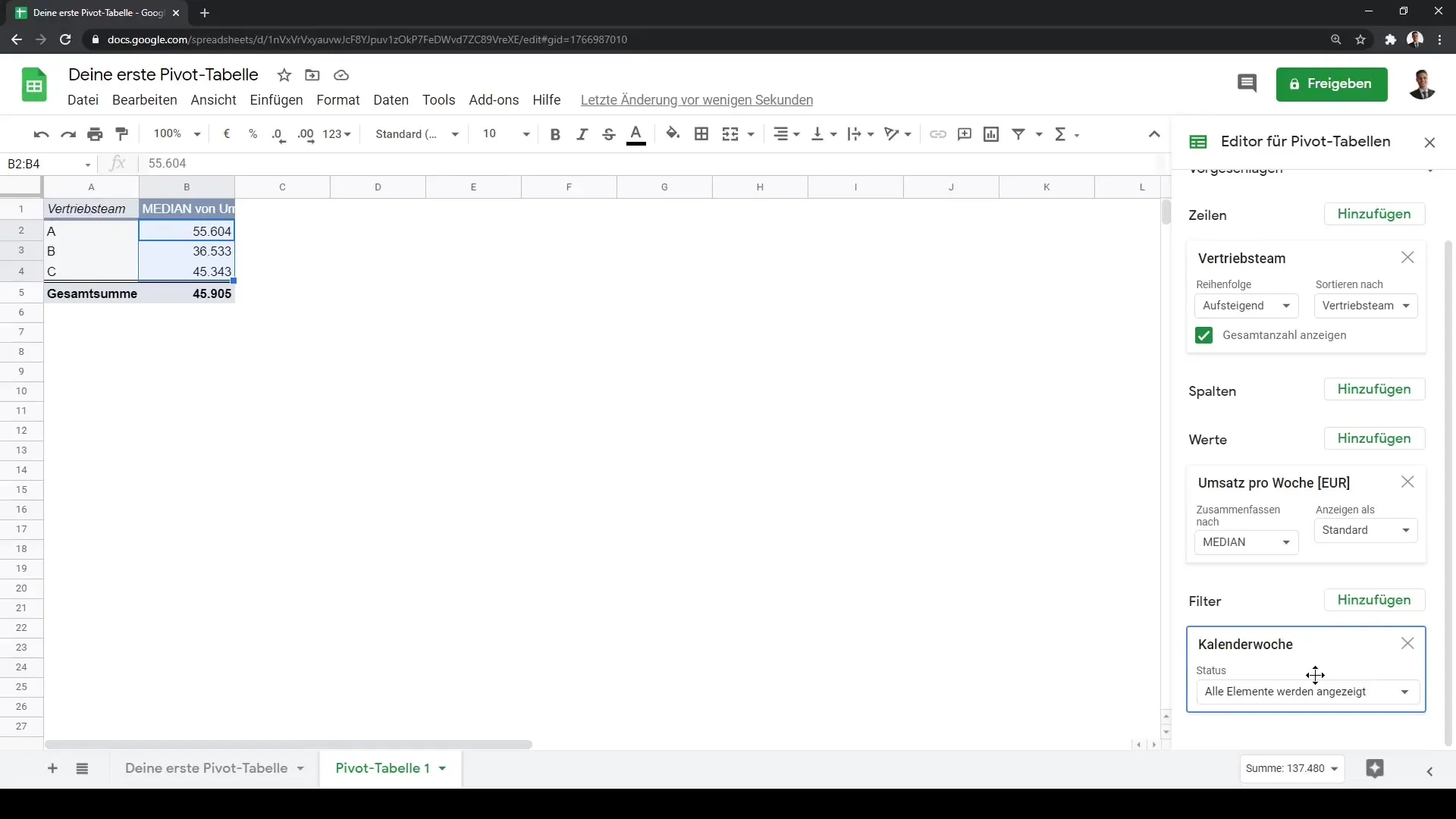 Google Sheets: Andmete analüüsimine pöördtabelite abil tõhusalt