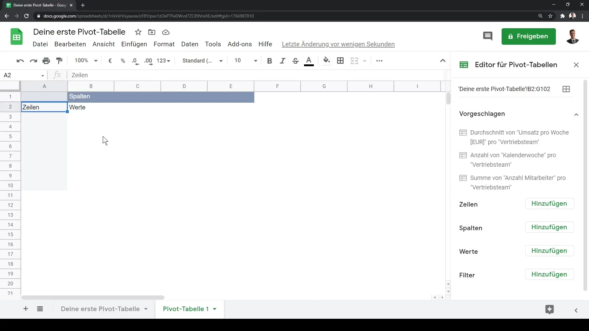 Google Sheets: Andmete analüüsimine pöördtabelite abil efektiivselt