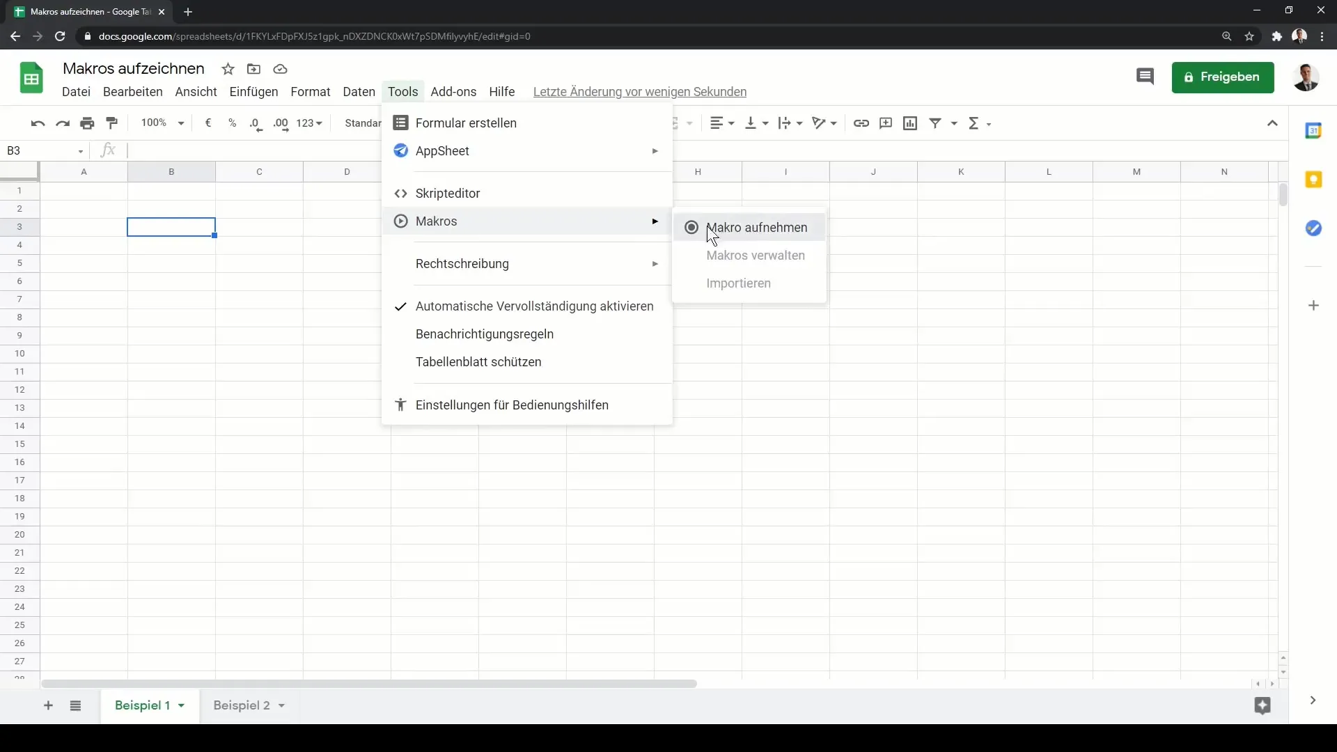 Google Sheetsis töökäikude automatiseerimine - Põhjalik makroõpetus