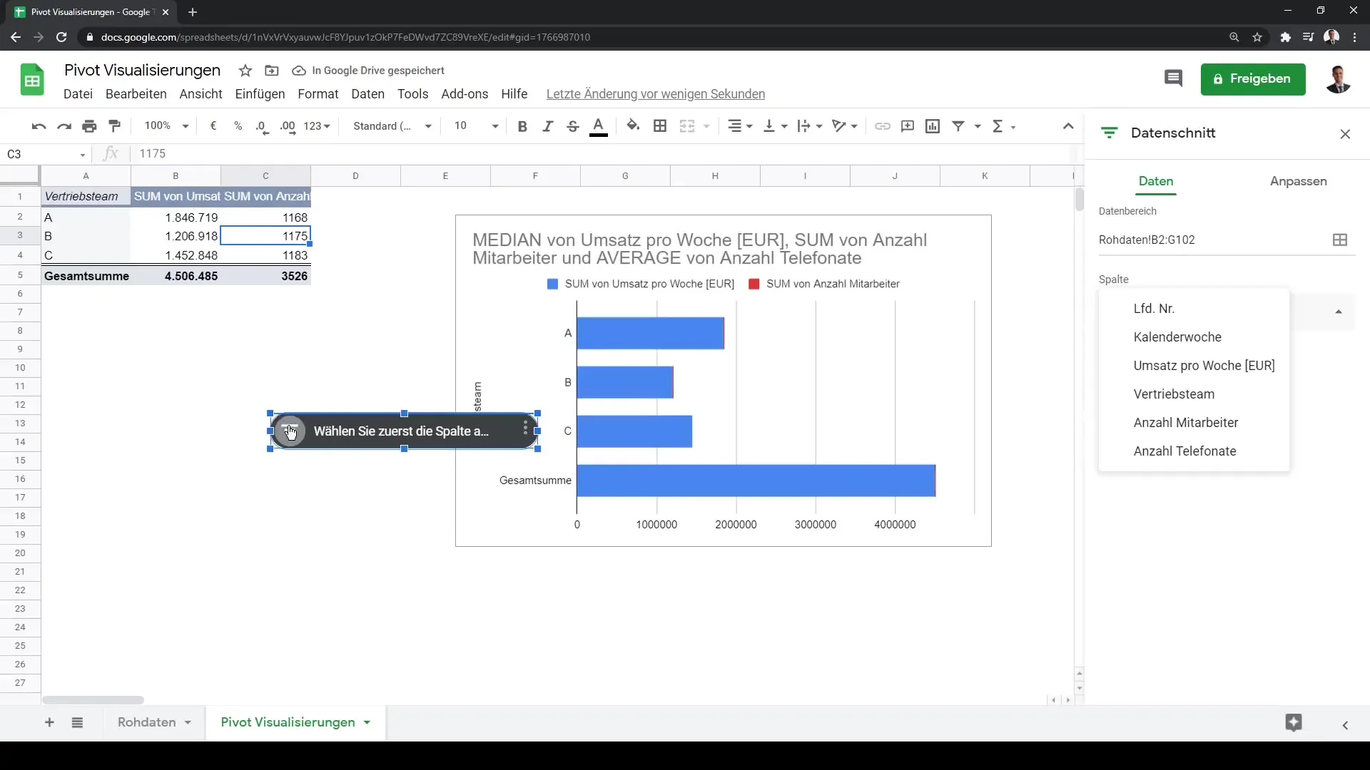 Kuidas luua muljetavaldavaid visualiseeringuid Google Sheets'i ja pöördtabelitega