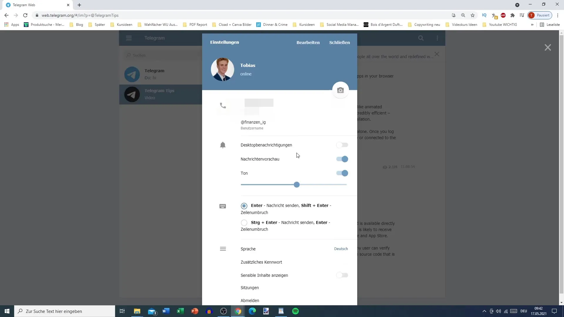 Tutorial su Telegram: Capire le impostazioni di base