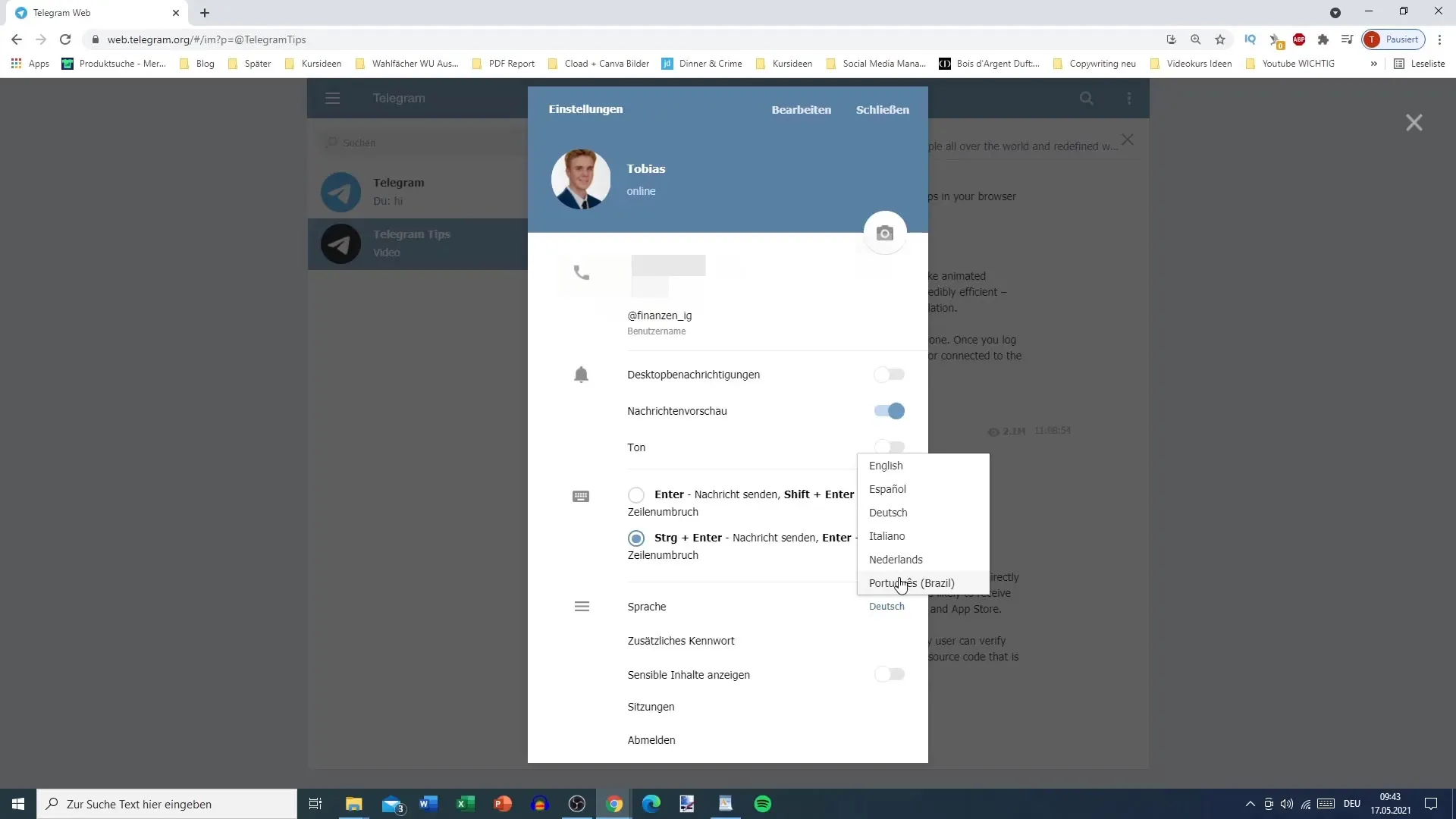 Tutorial su Telegram: Capire le impostazioni di base