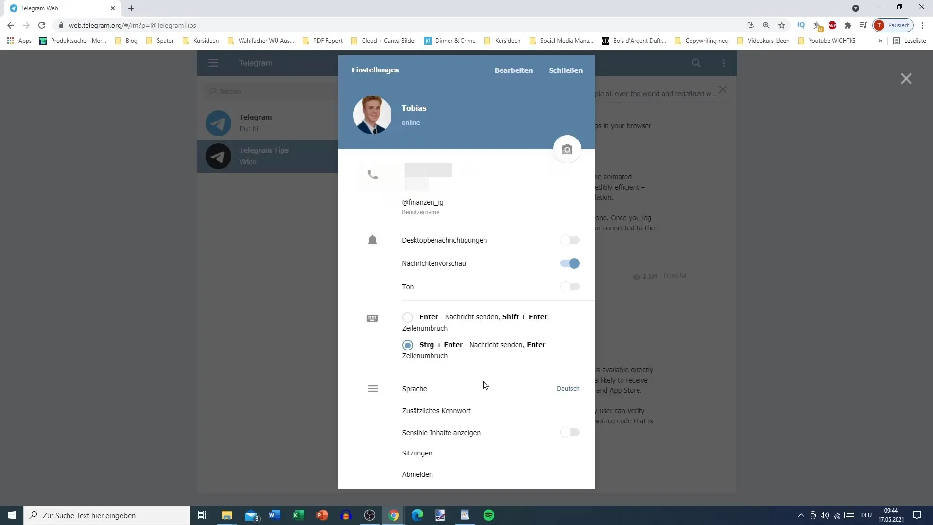 Tutorial su Telegram: Capire le impostazioni di base