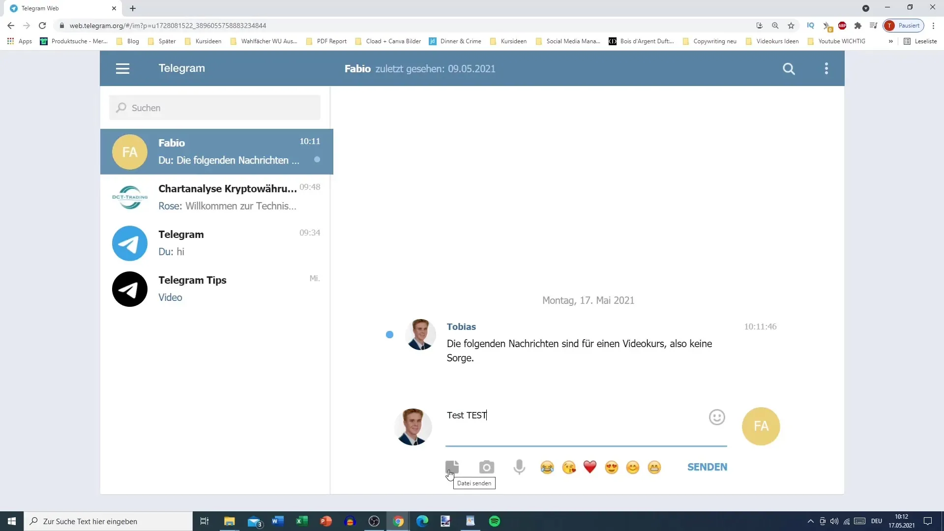 Chat privat pe Telegram: Trimitere și gestionare eficientă a mesajelor