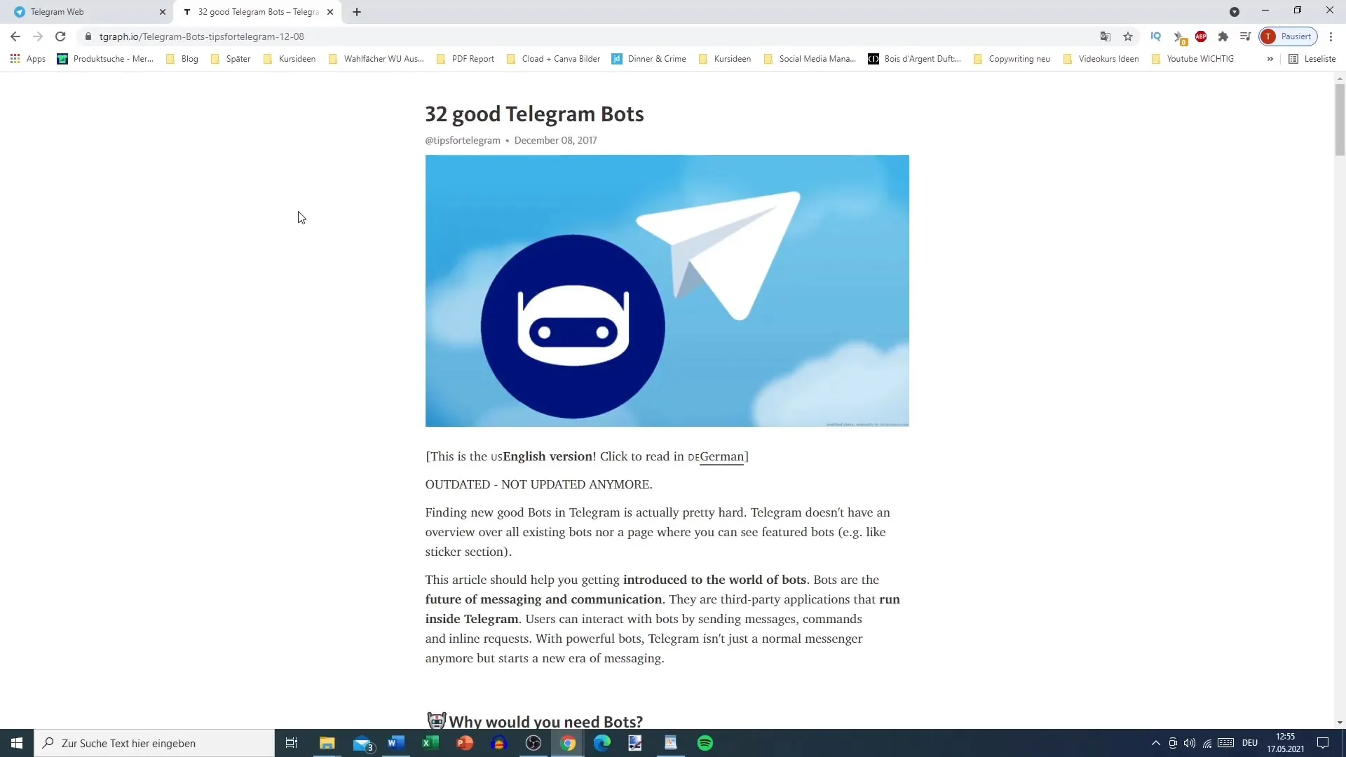 Bot Telegram: Panduan lengkap untuk penggunaan yang efektif