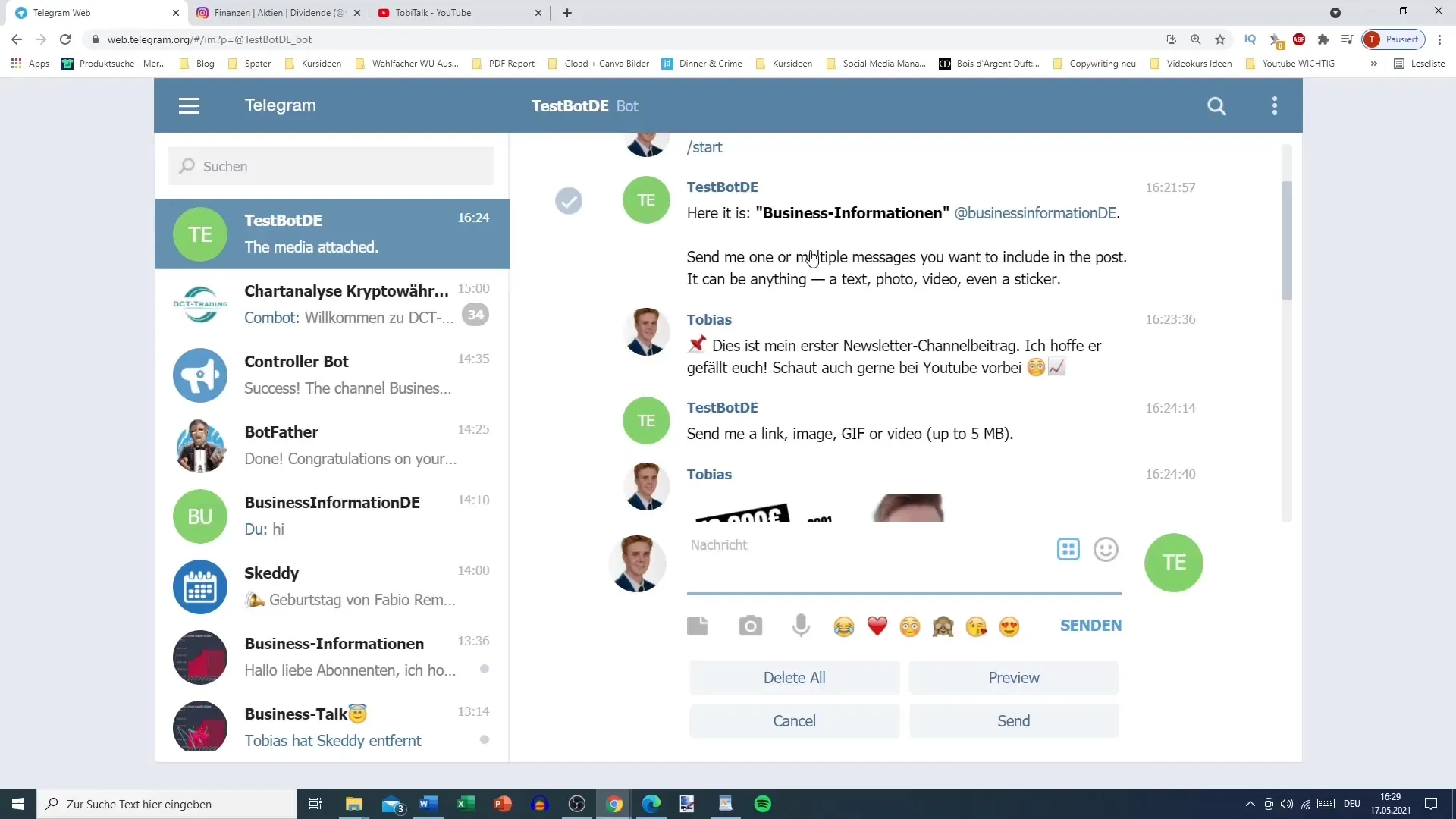 Einfügen einer URL in Telegram: Eine umfassende Anleitung