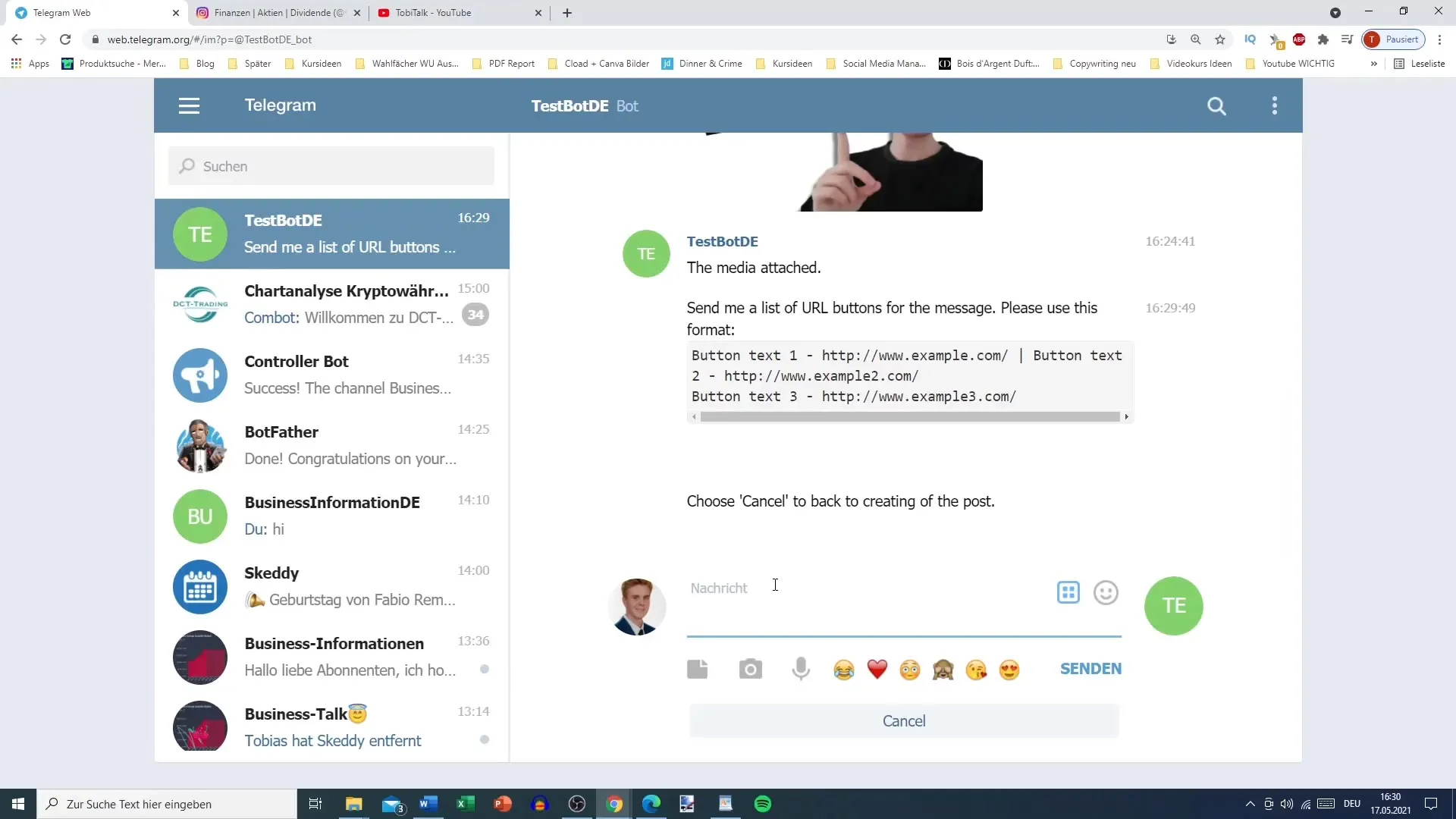 Einfügen einer URL in Telegram: Eine umfassende Anleitung