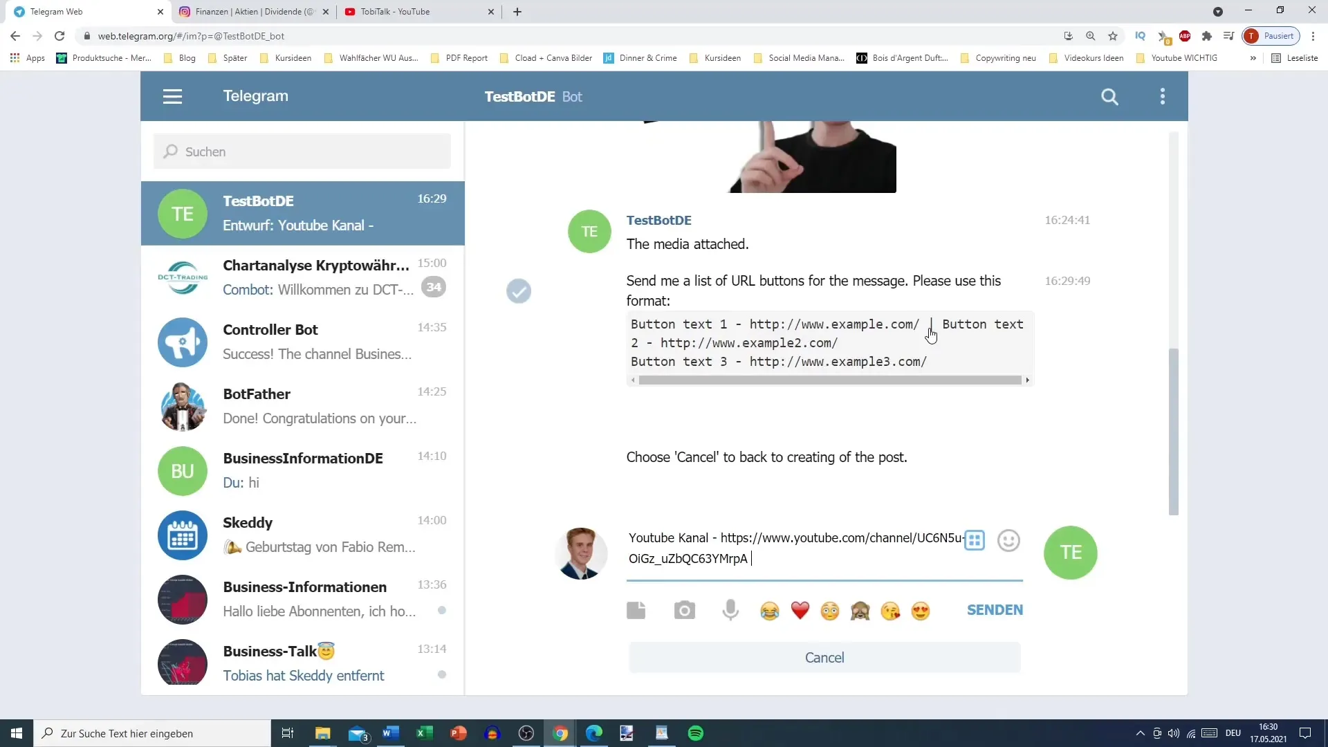 Einfügen einer URL in Telegram: Eine umfassende Anleitung