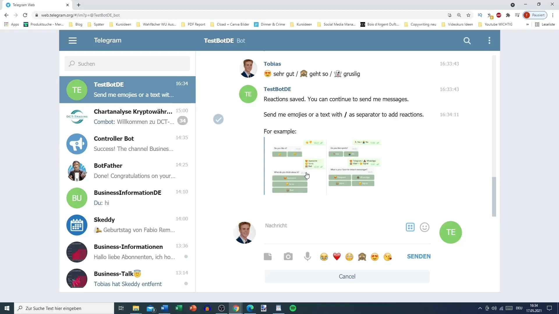 Tambahkan Reaksi dengan Mudah - Begini Caranya dengan Telegram