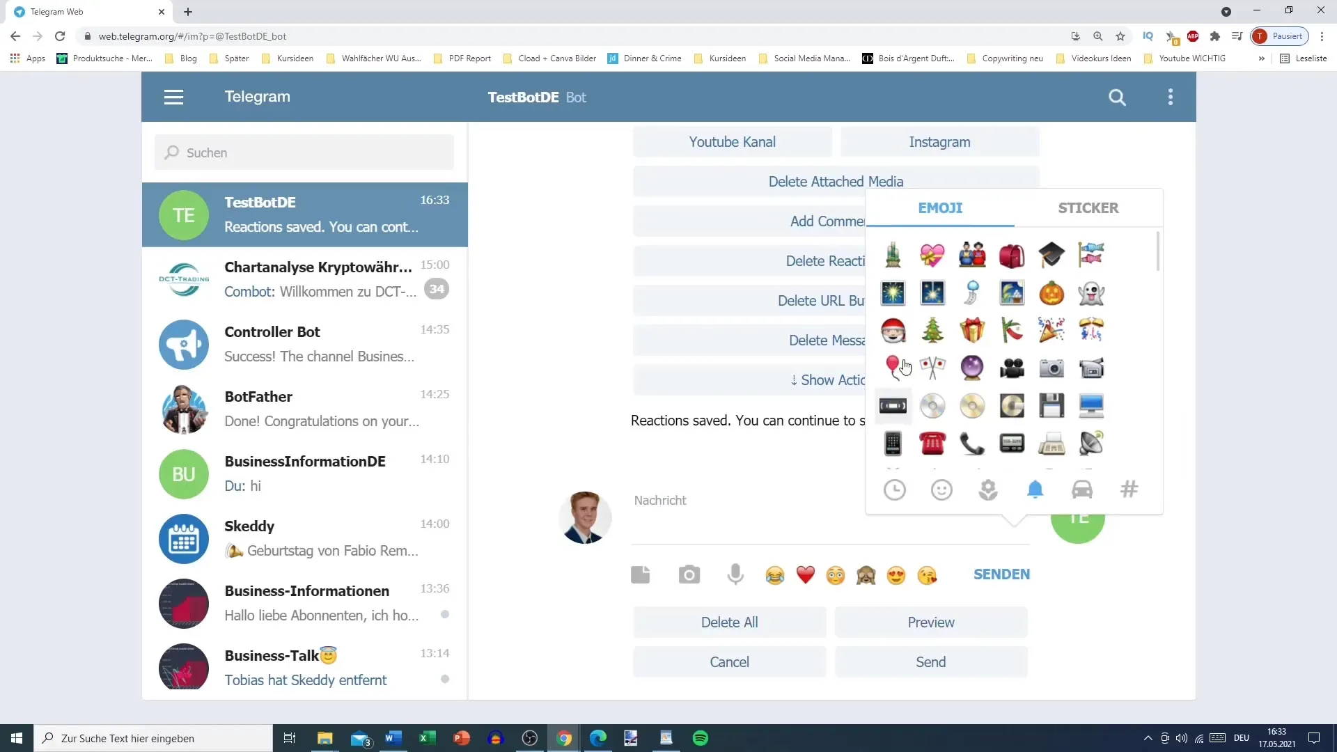 Tambahkan Reaksi dengan Mudah - Ini Caranya dengan Telegram