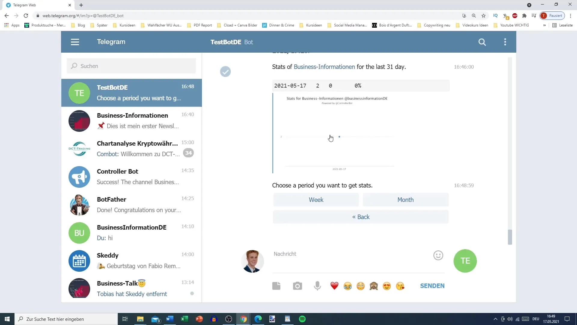 Utilizzare in modo efficace le statistiche dei canali Telegram