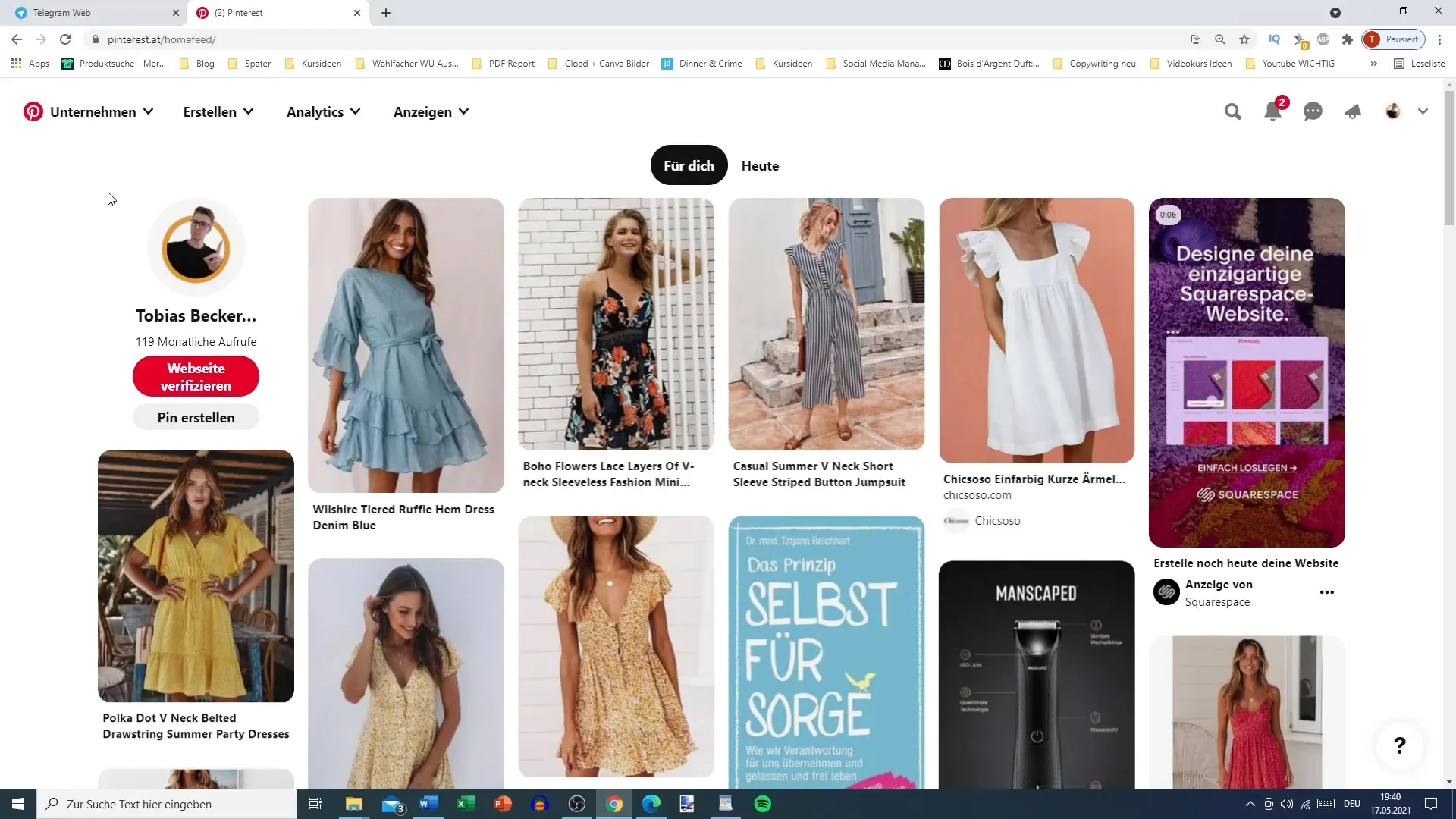 Grafiky pre Telegram a Pinterest: Ako úspešne fungovať s oboma platformami