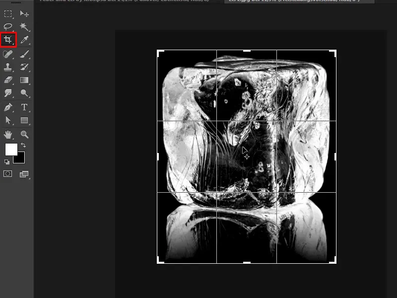 Photoshop composing - Fire and ice - Part 10: Further optimization of the frosty look