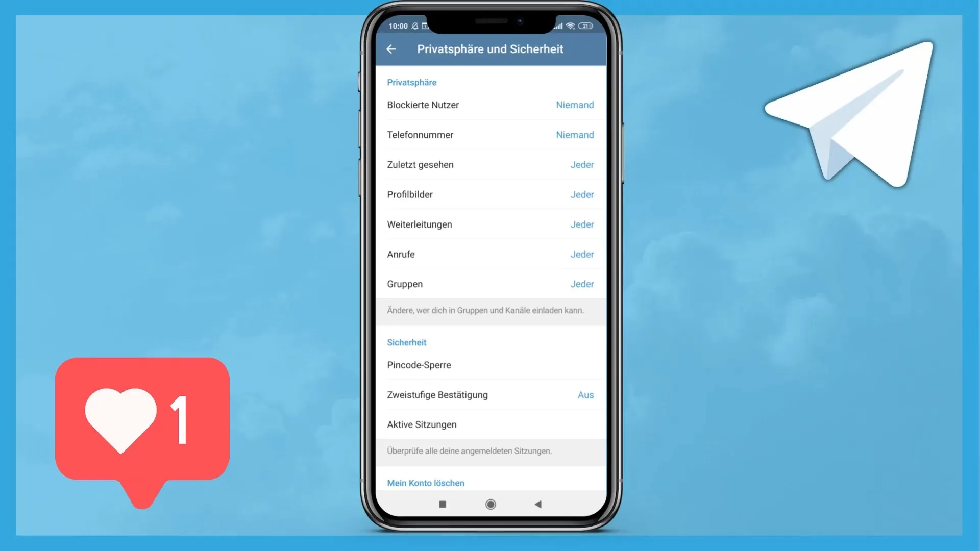 Telegram-Tutorial: Effektive Konfiguration der Smartphone-Einstellungen