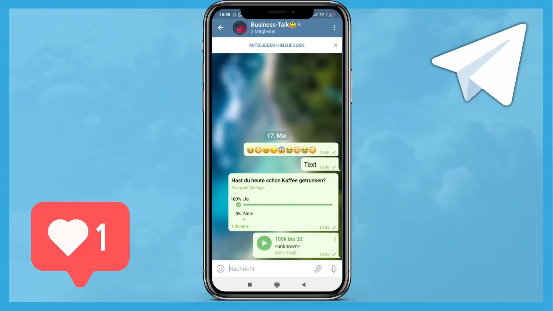 Chats de groupe Telegram : fonctions, sondages et plus