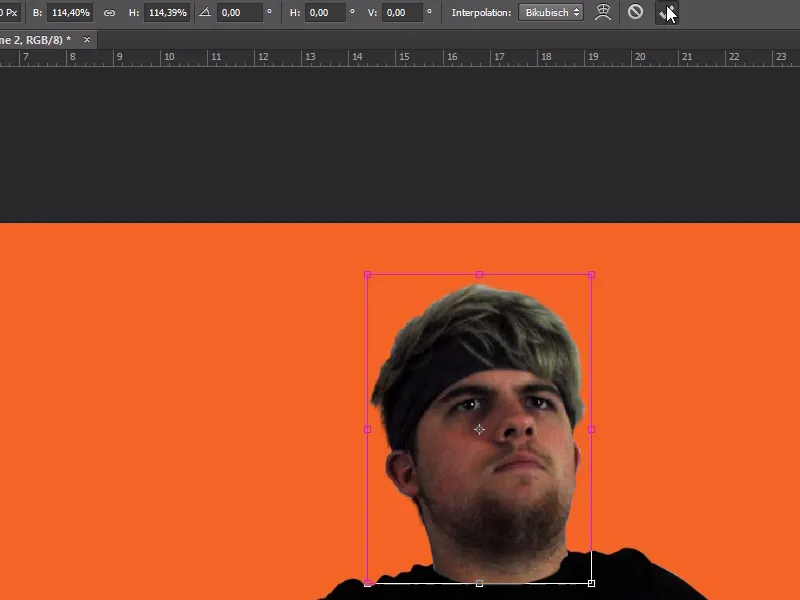Komikso efektas „Photoshop“ programoje Kaukės efektas „Photoshop“ programoje
