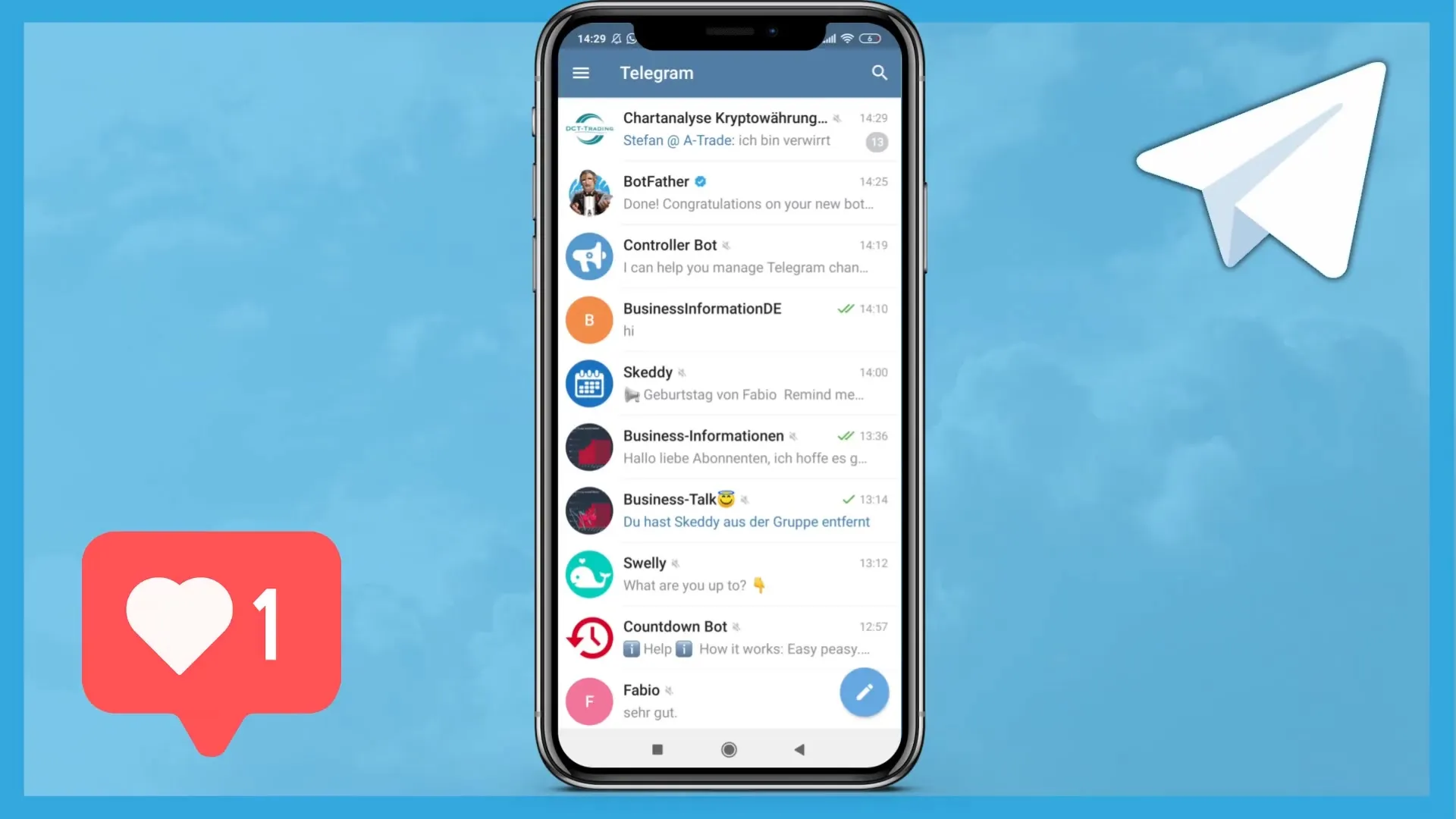 Vložte Telegram bota do kanála - krok za krokom návod