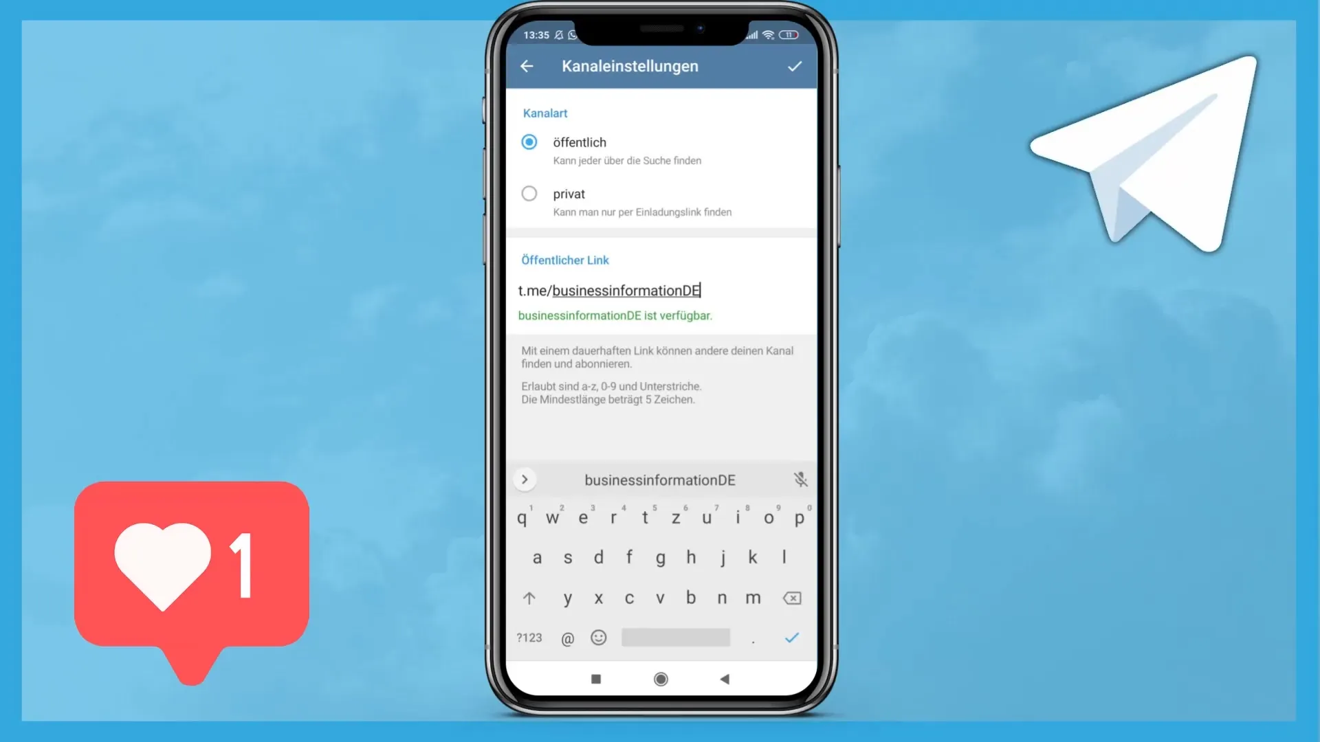 Erstellung eines Telegram-Kanals leicht gemacht