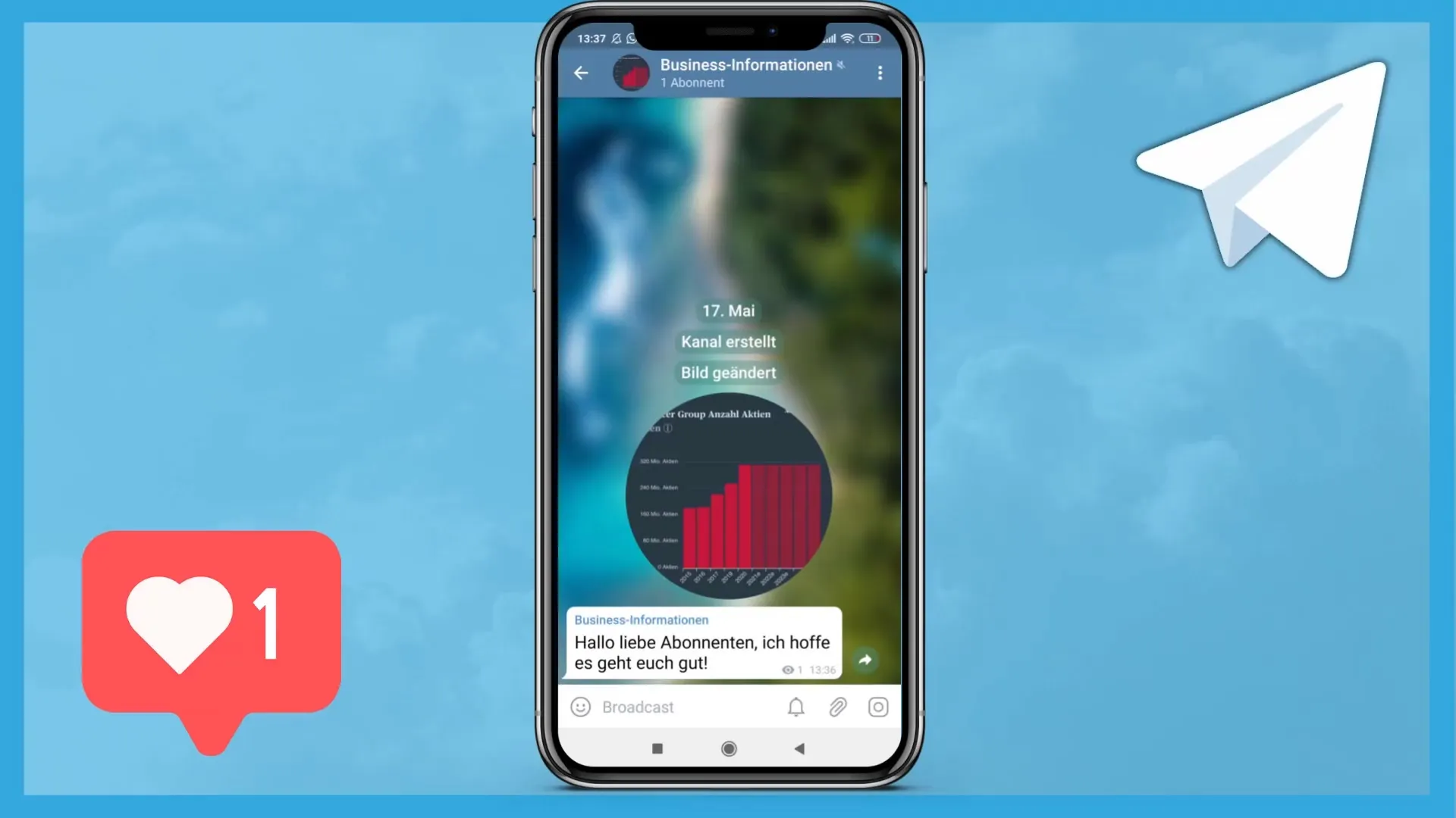 Erstellung eines Telegram-Kanals leicht gemacht
