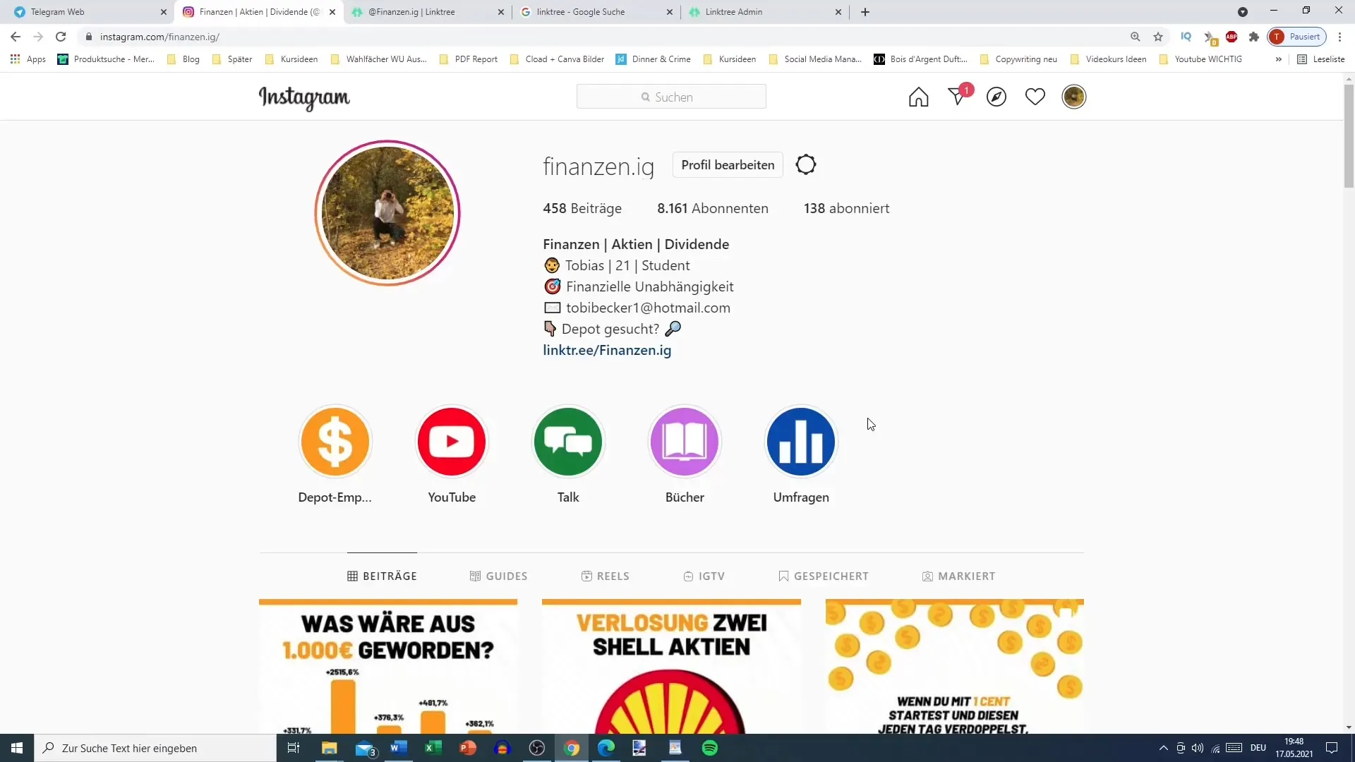 Instagram Marketing: How to promote your Telegram channel