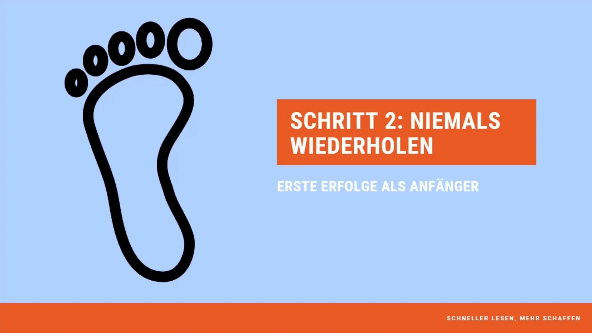 Speed Reading: Erste Anfänger-Strategie