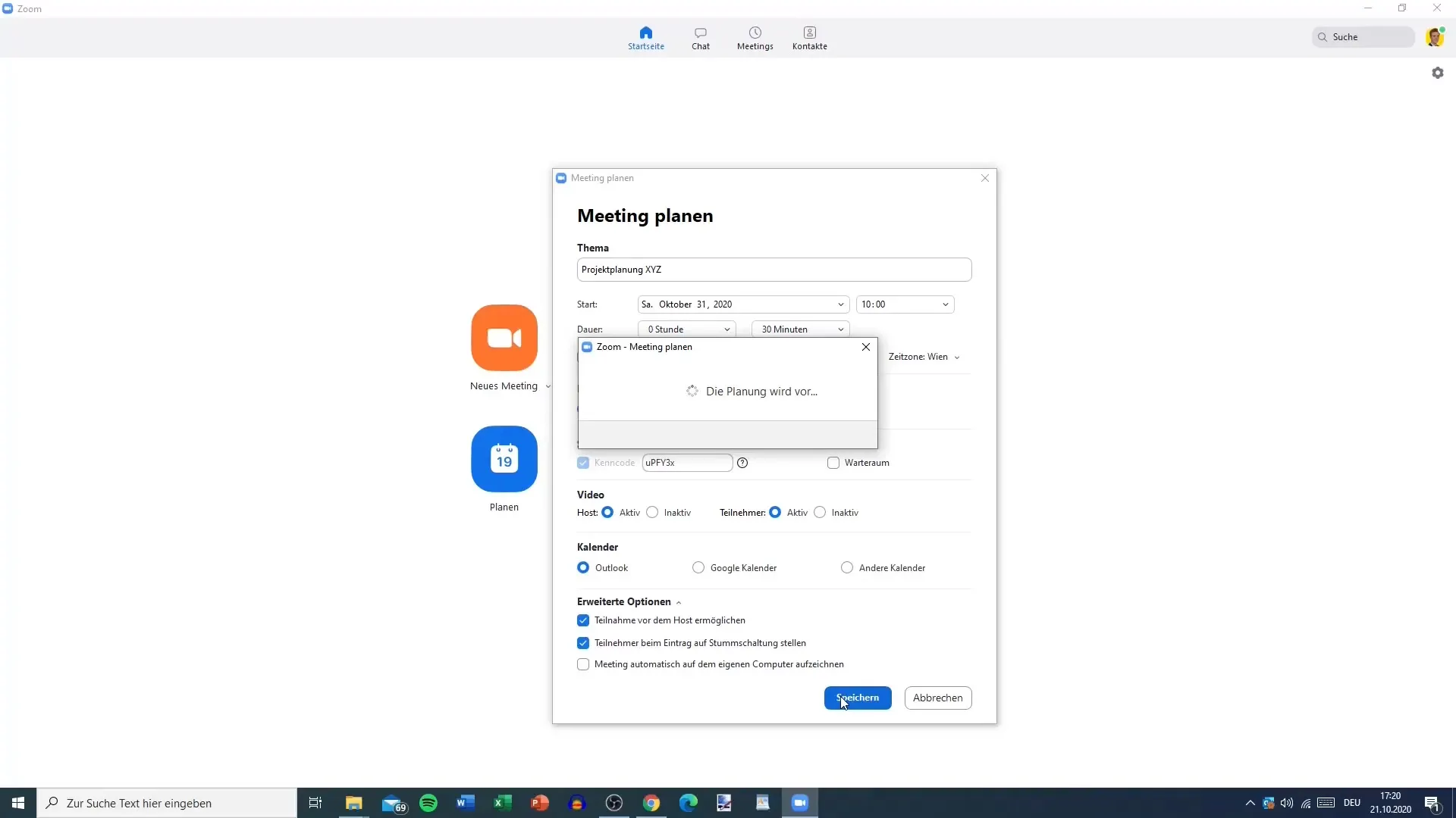 Pre-plan Zoom meeting: Simple instructions for email sending