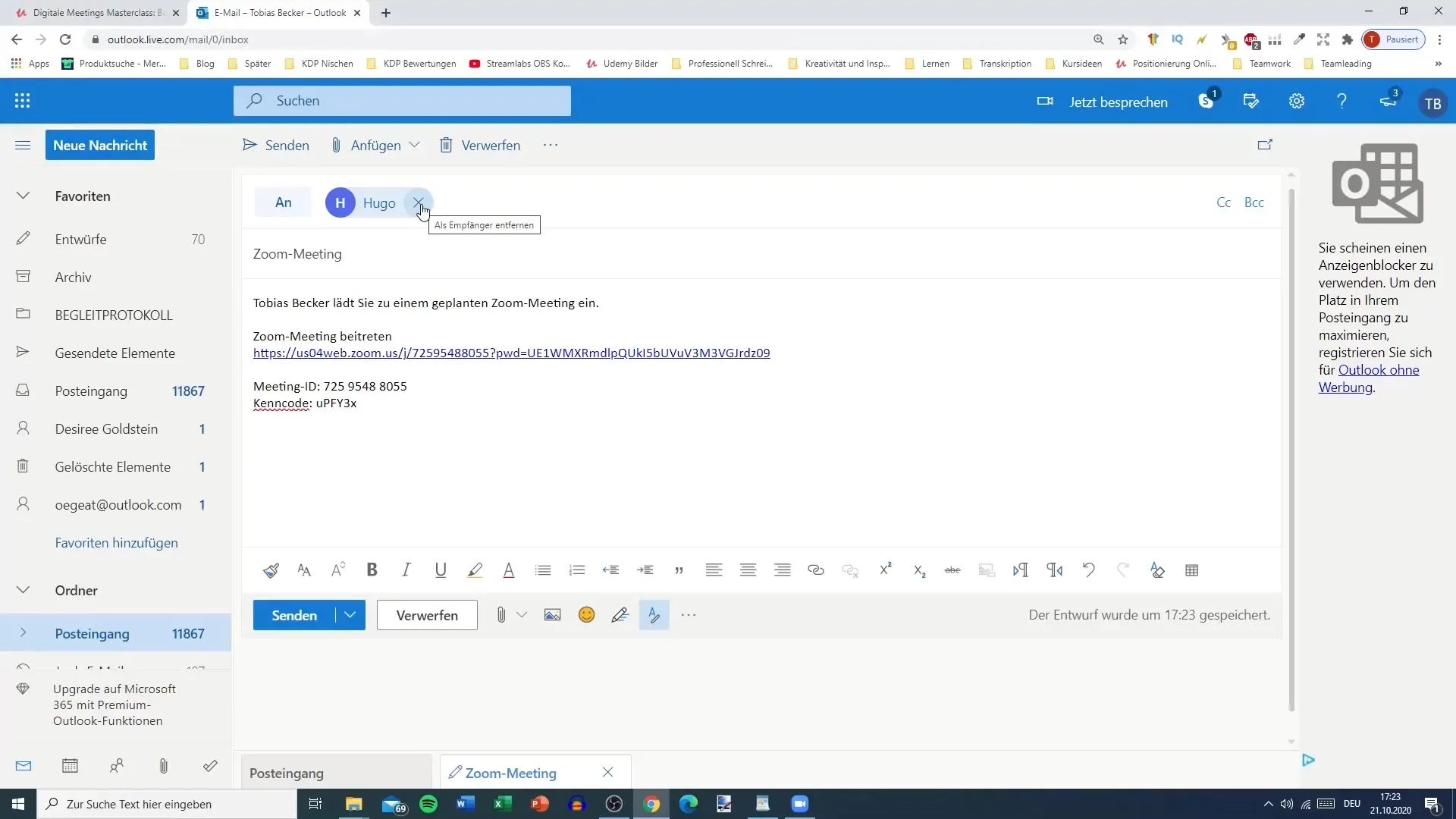 Pre-schedule Zoom meeting: Simple guide to sending emails