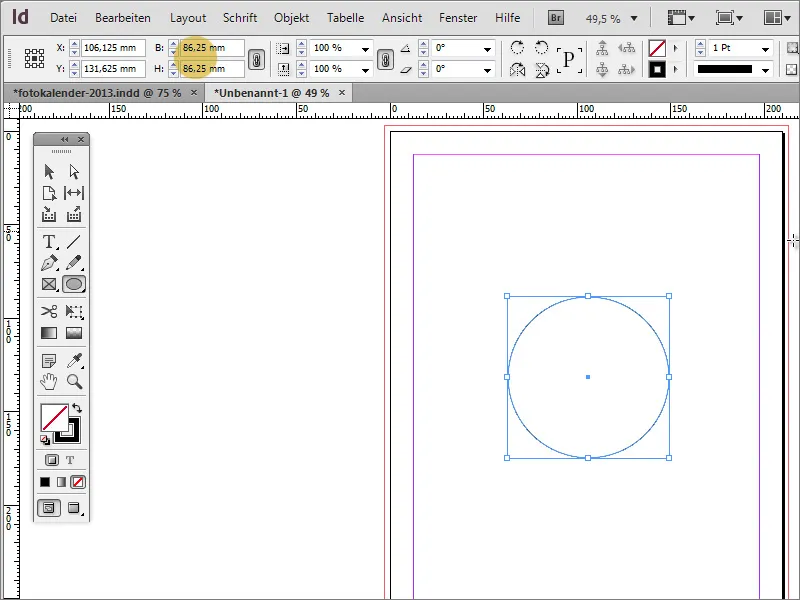 Mendesain kalender foto termasuk cover di Adobe InDesign