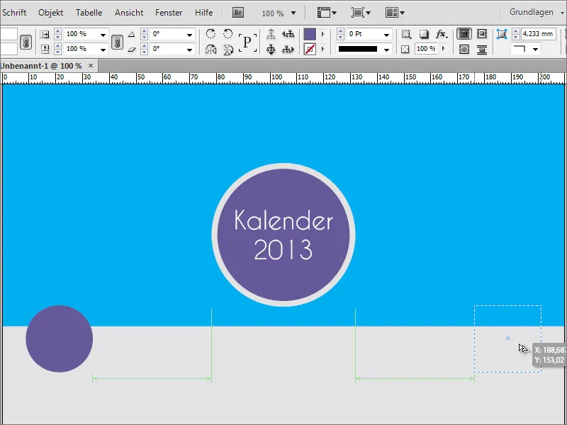 Mendesain kalender foto termasuk halaman depan di Adobe InDesign