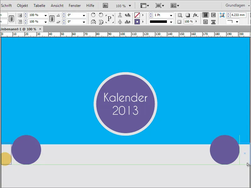Buat kalender foto termasuk sampul di Adobe InDesign.