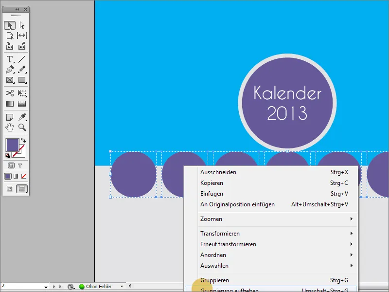Mendesain kalender foto termasuk sampul depan di Adobe InDesign