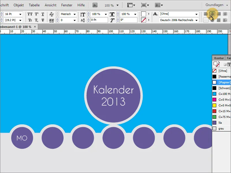 Mendesain kalender foto termasuk sampul di Adobe InDesign